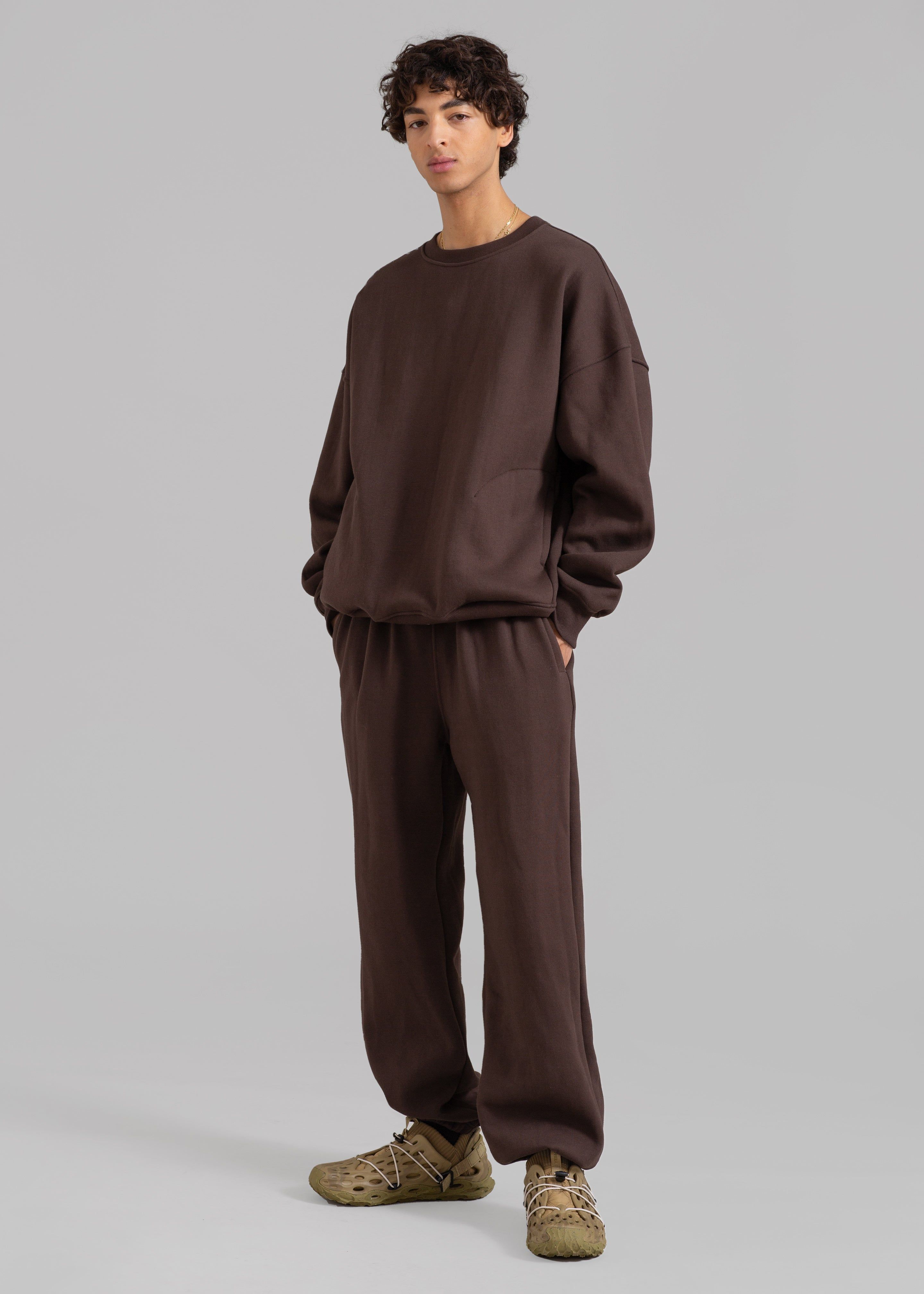 Hoops Sweatshirt - Chocolate Plum sold by Frankie Shop product image thumbnail 6