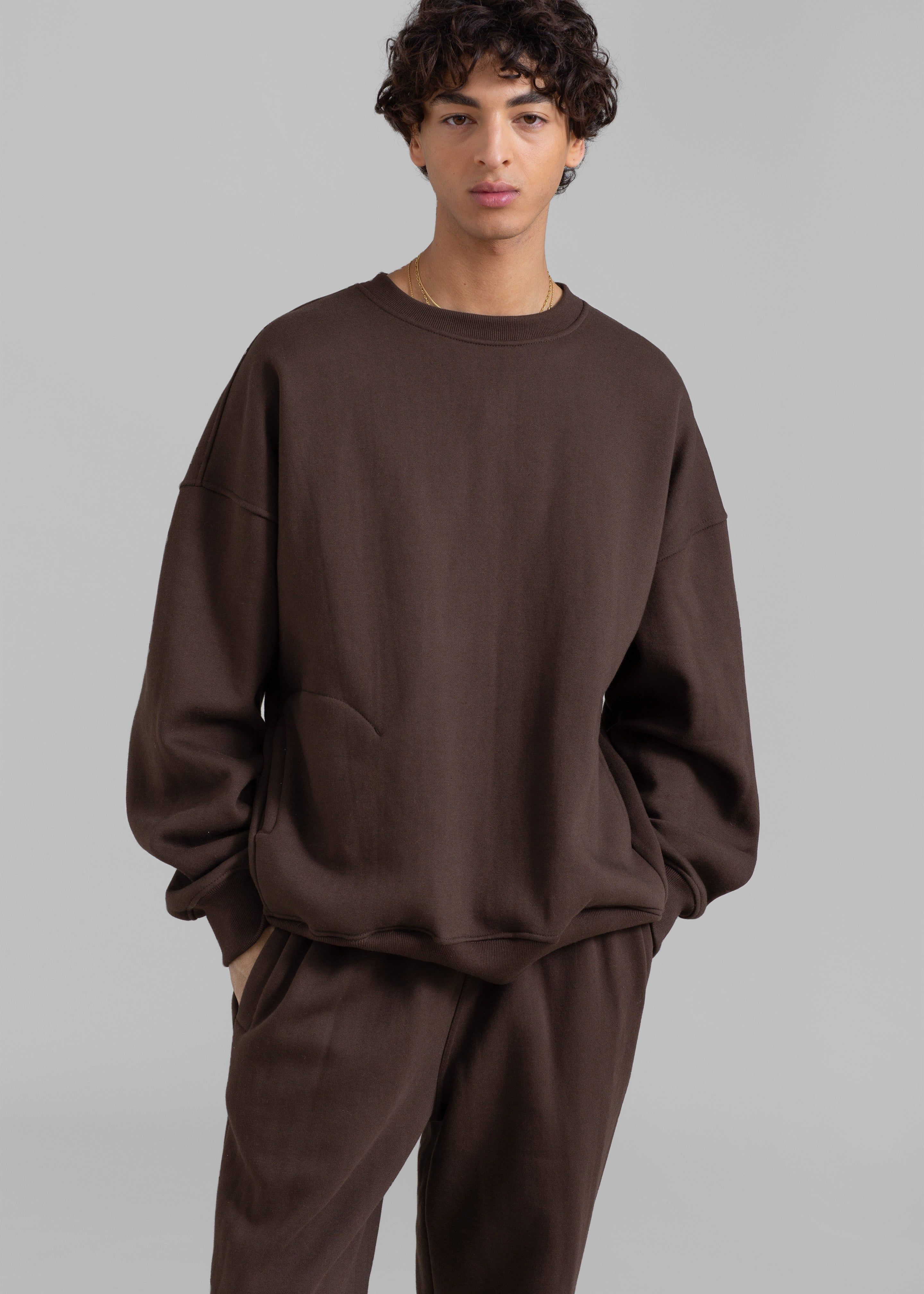 Hoops Sweatshirt - Chocolate Plum sold by Frankie Shop product image thumbnail 11