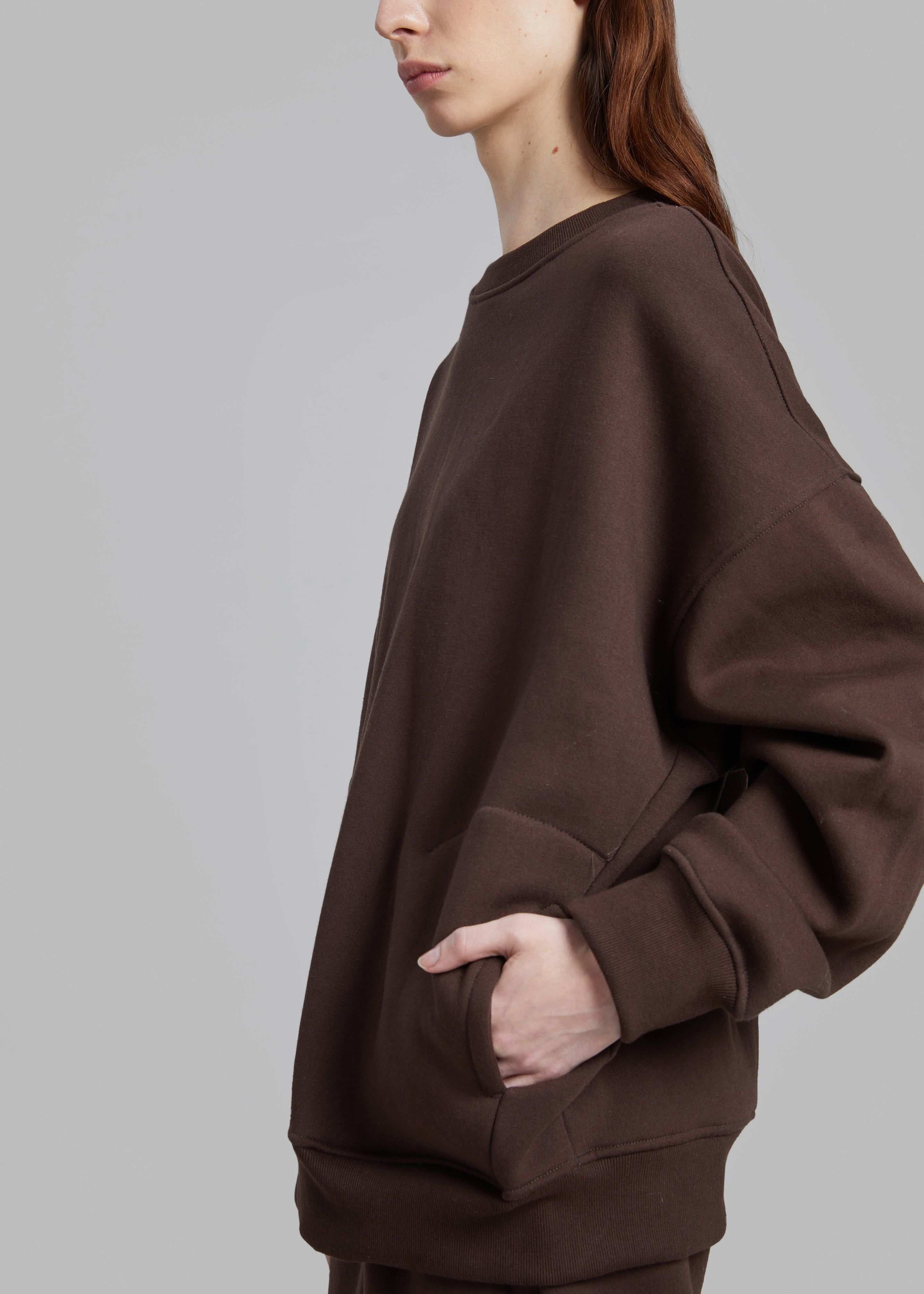 Hoops Sweatshirt - Chocolate Plum sold by Frankie Shop product image thumbnail 2