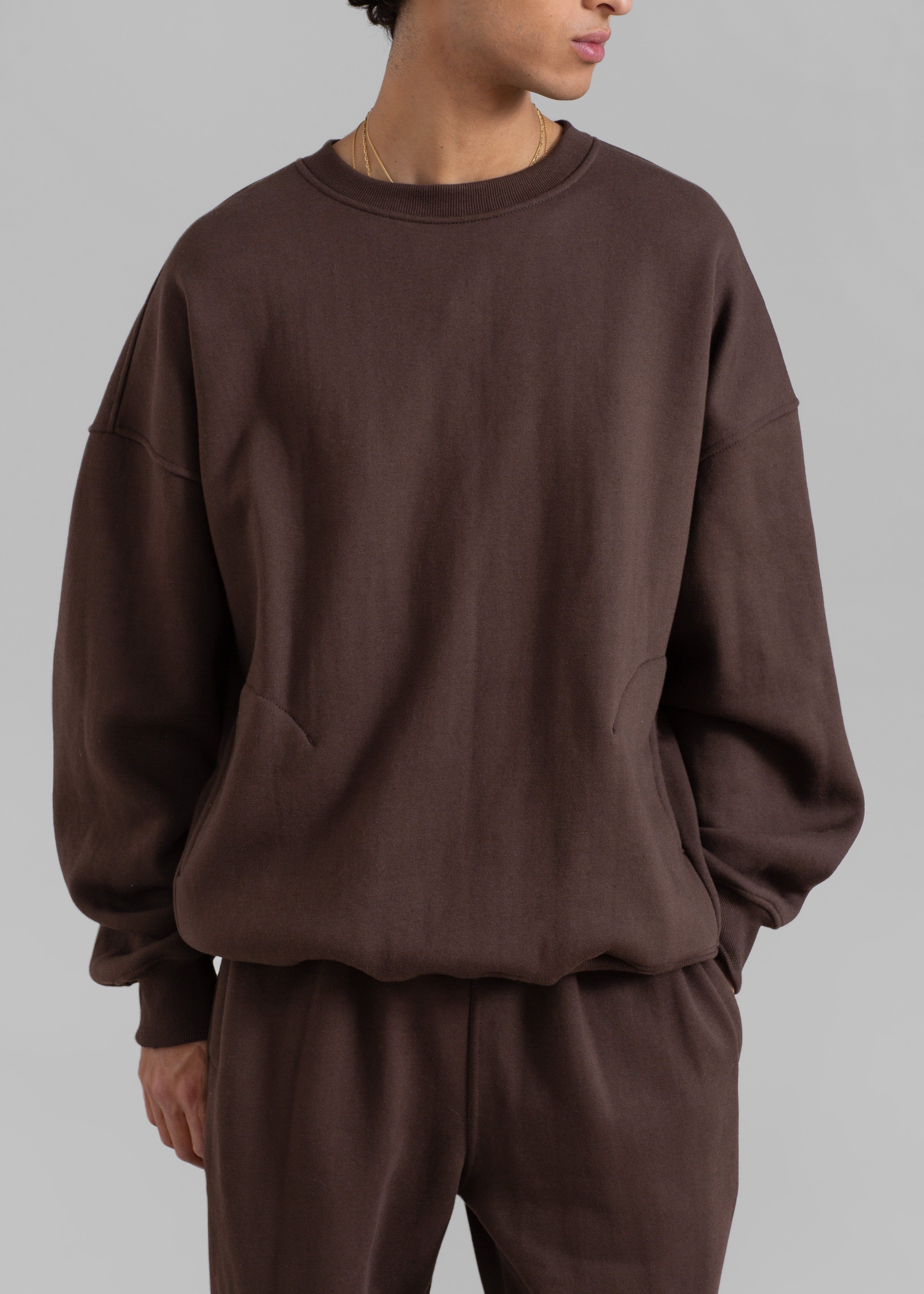 Hoops Sweatshirt - Chocolate Plum sold by Frankie Shop product image thumbnail 12