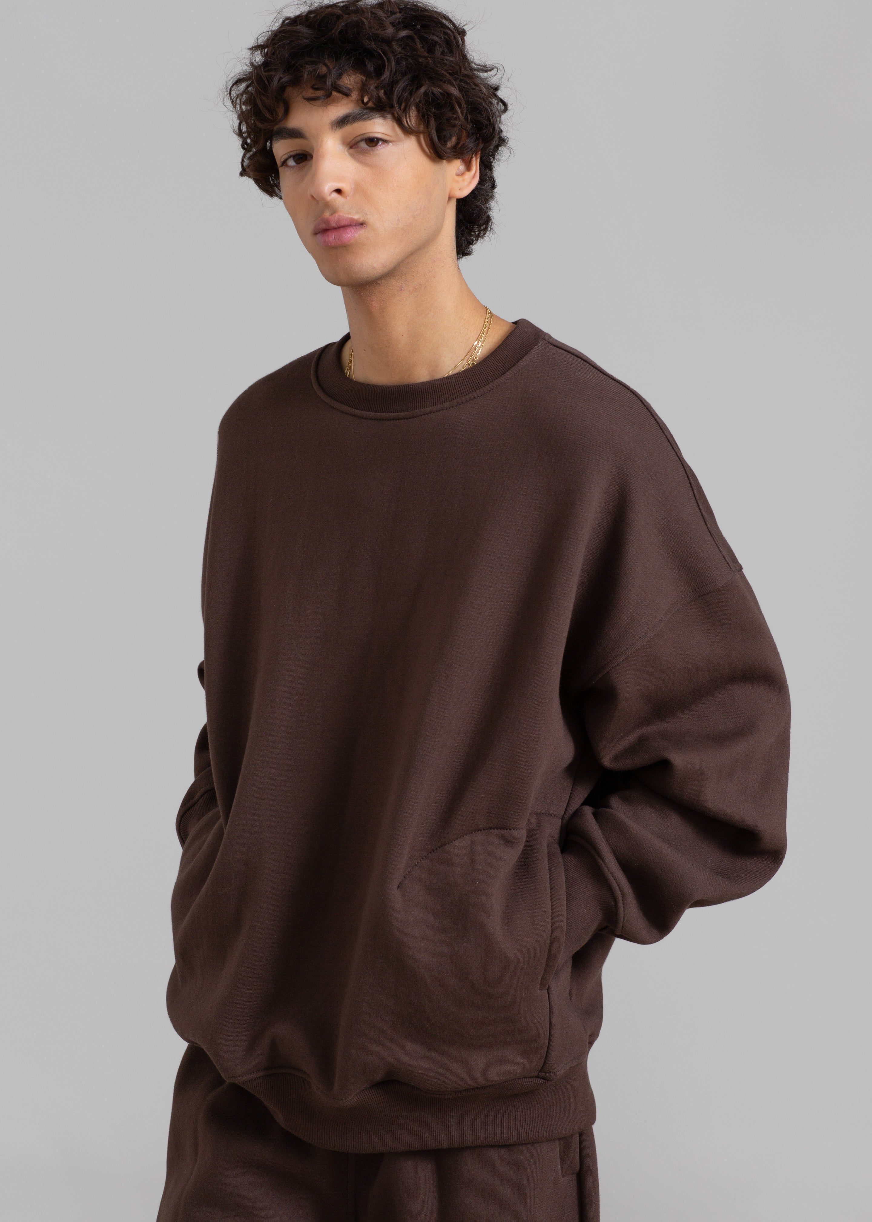 Hoops Sweatshirt - Chocolate Plum sold by Frankie Shop product image thumbnail 13