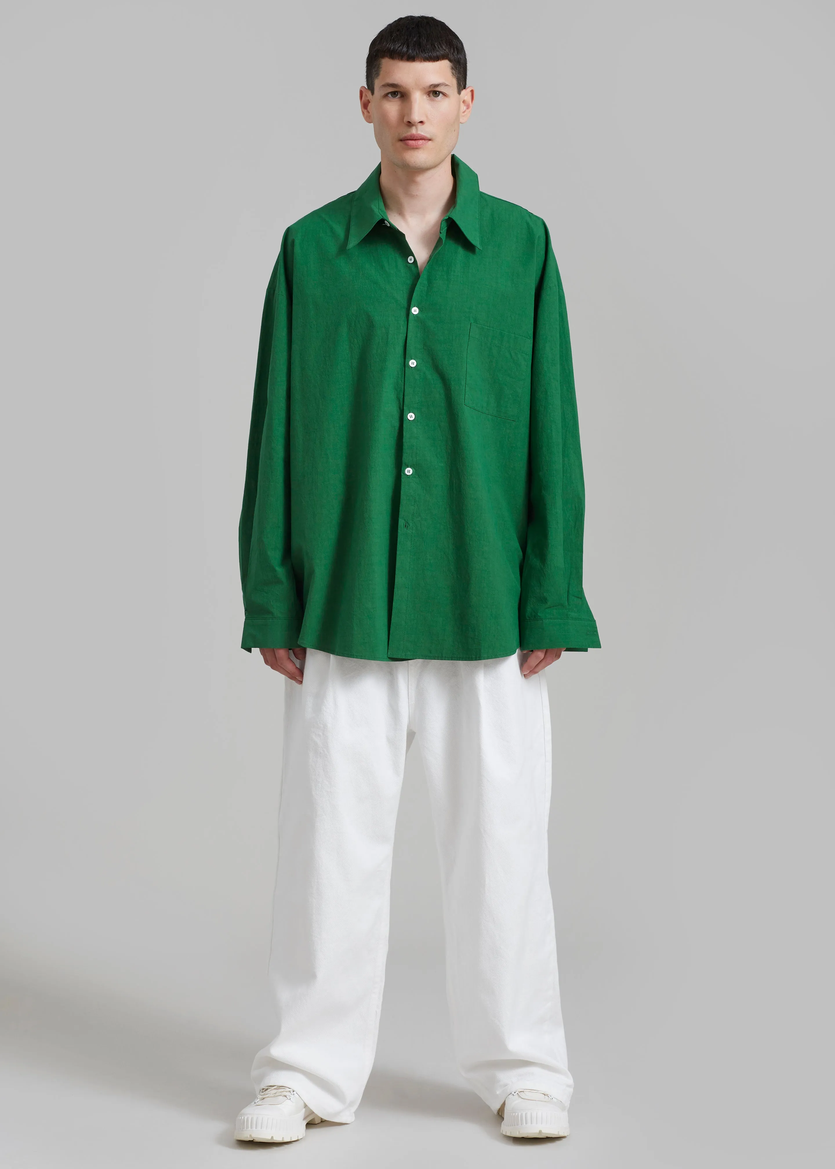 Darren Oversized Shirt - Green sold by Frankie Shop product image thumbnail 5