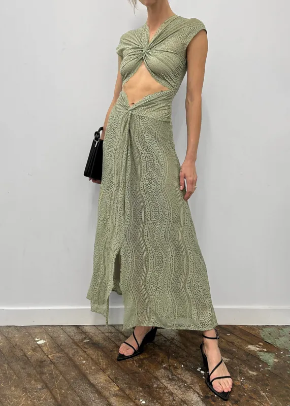 Beaufille Sassen Dress - Sage made by Frankie Shop