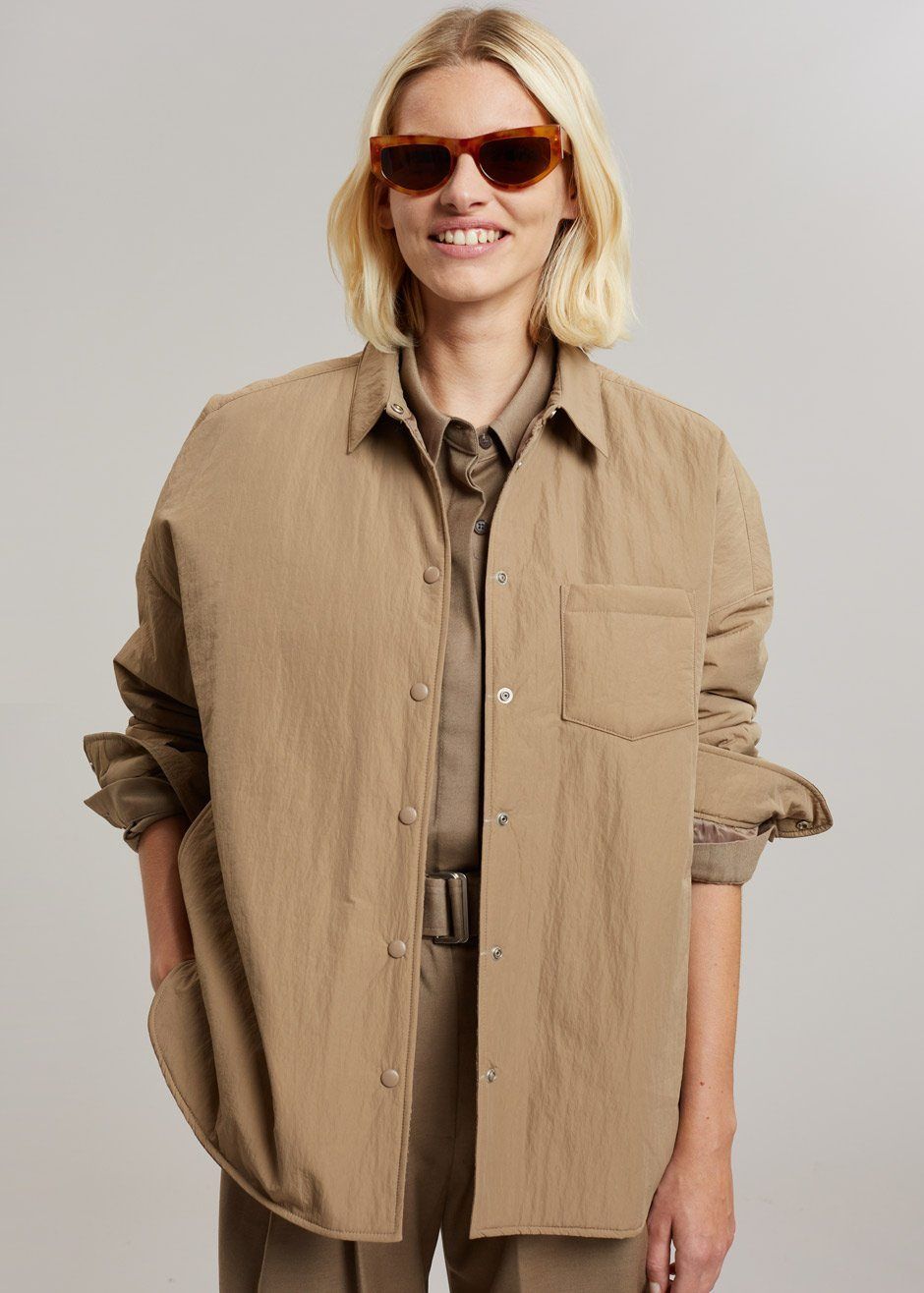 Tove Padded Shirt - Natural sold by Frankie Shop product image thumbnail 4