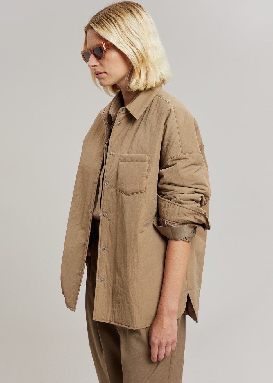Tove Padded Shirt - Natural sold by Frankie Shop product image thumbnail 5