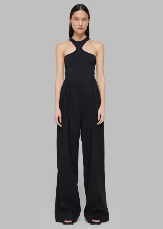 Róhe Shaped Rib Top - Noir sold by Frankie Shop