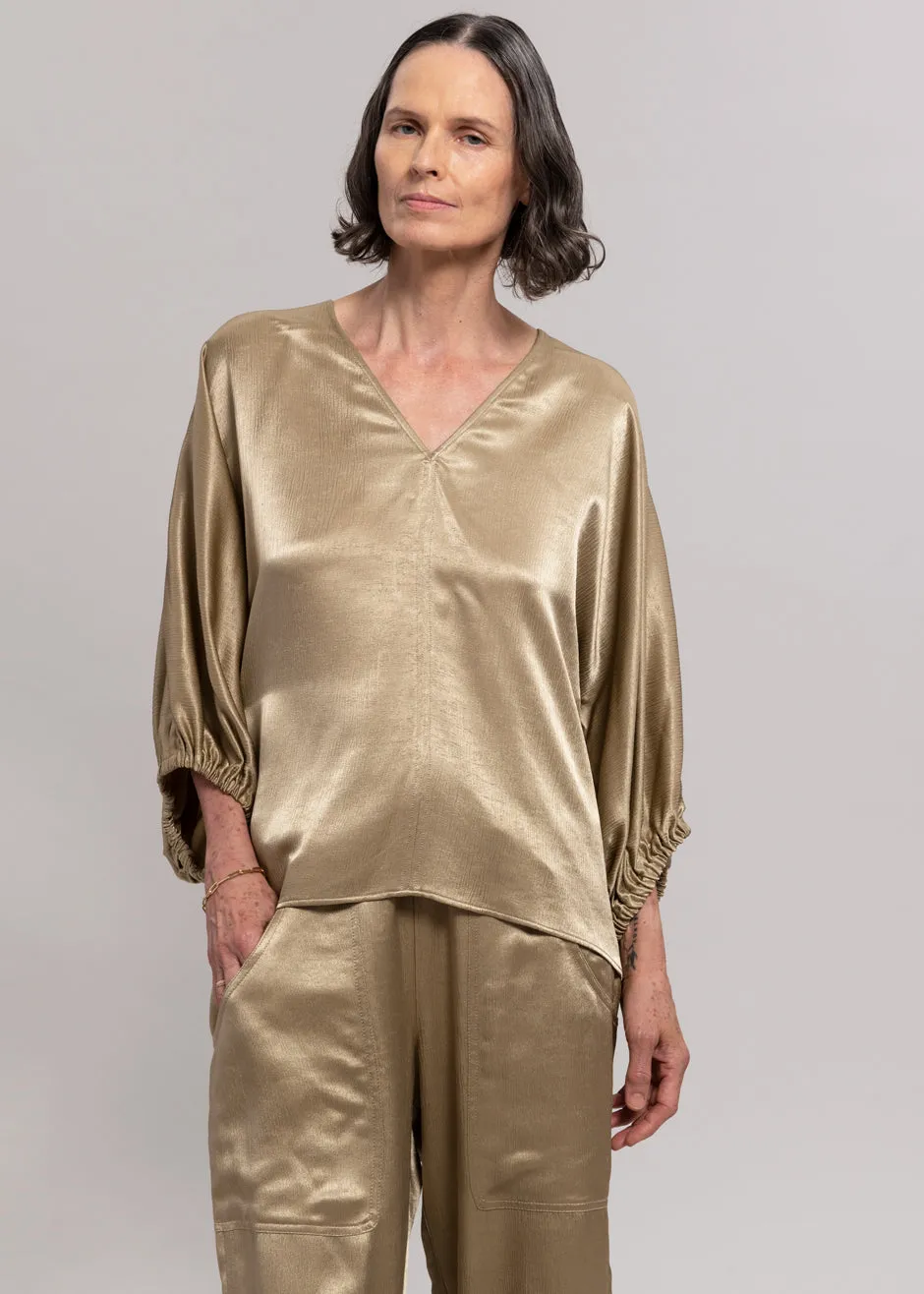 By Malene Birger Piamontes Blouse - Nature sold by Frankie Shop