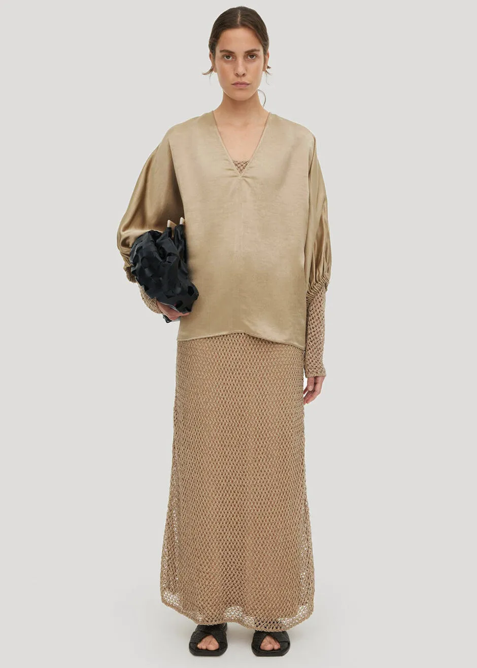 By Malene Birger Piamontes Blouse - Nature sold by Frankie Shop product image thumbnail 2