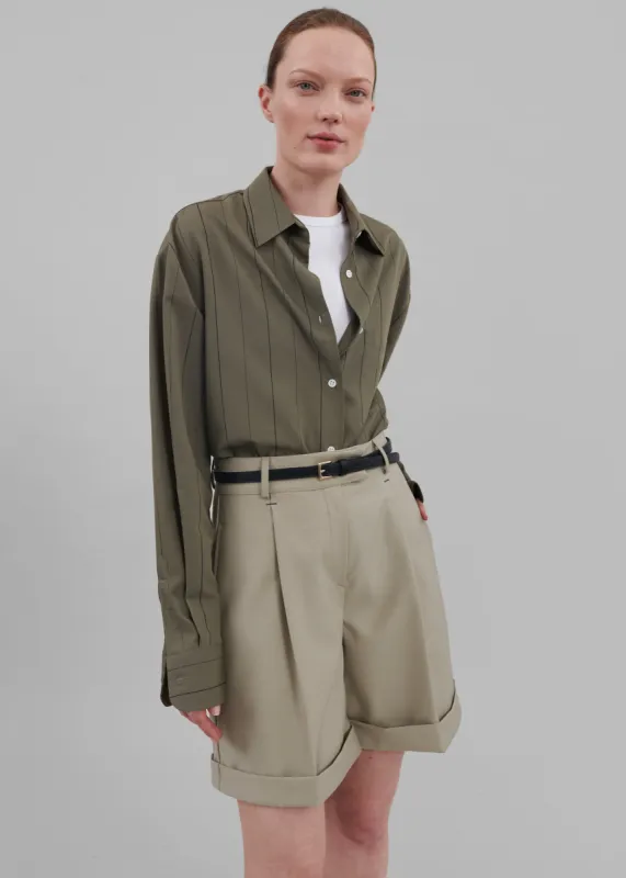 April Suit Shorts - Beige sold by Frankie Shop