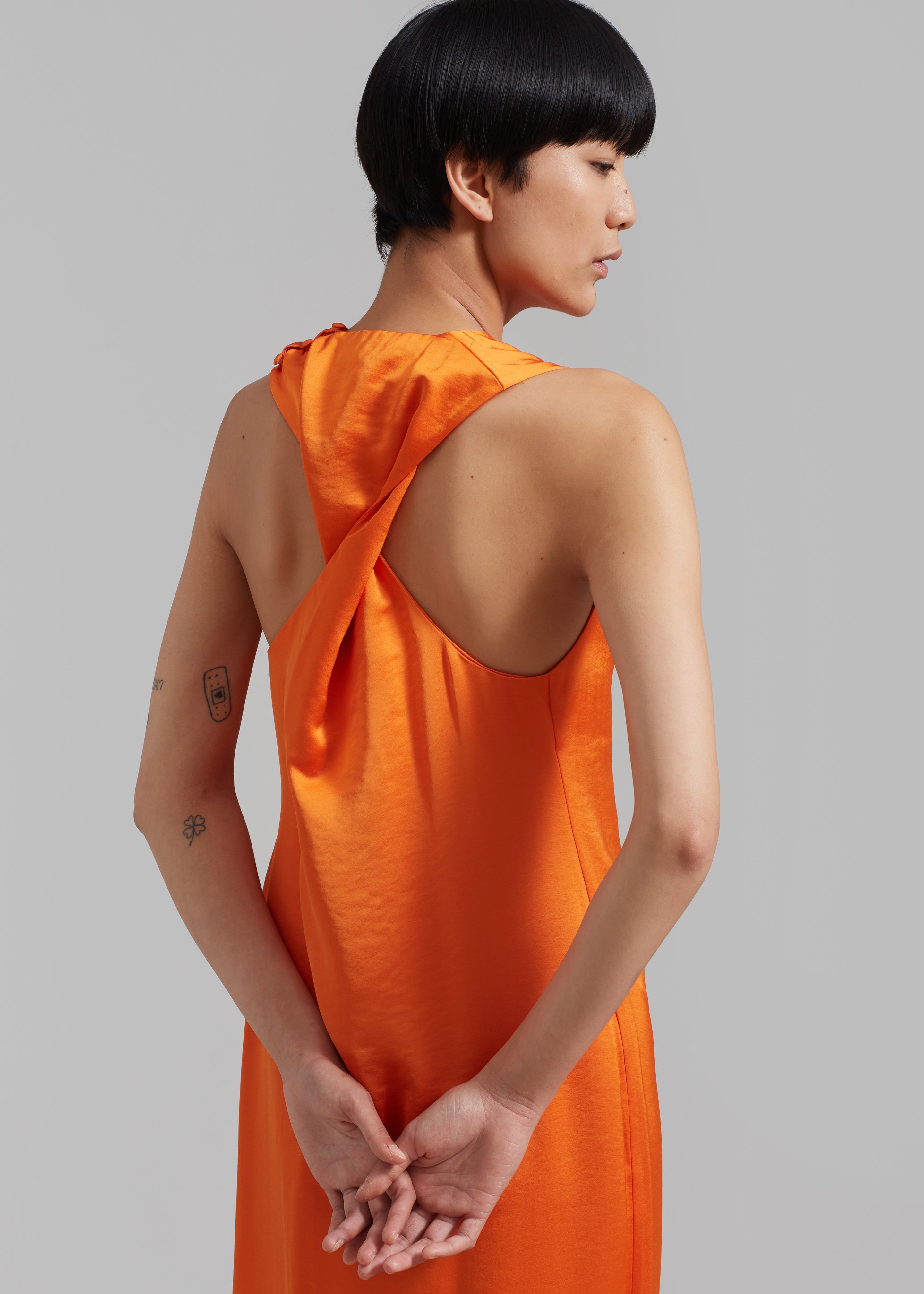 Samsøe Samsøe Ellie Dress - Russet Orange sold by Frankie Shop