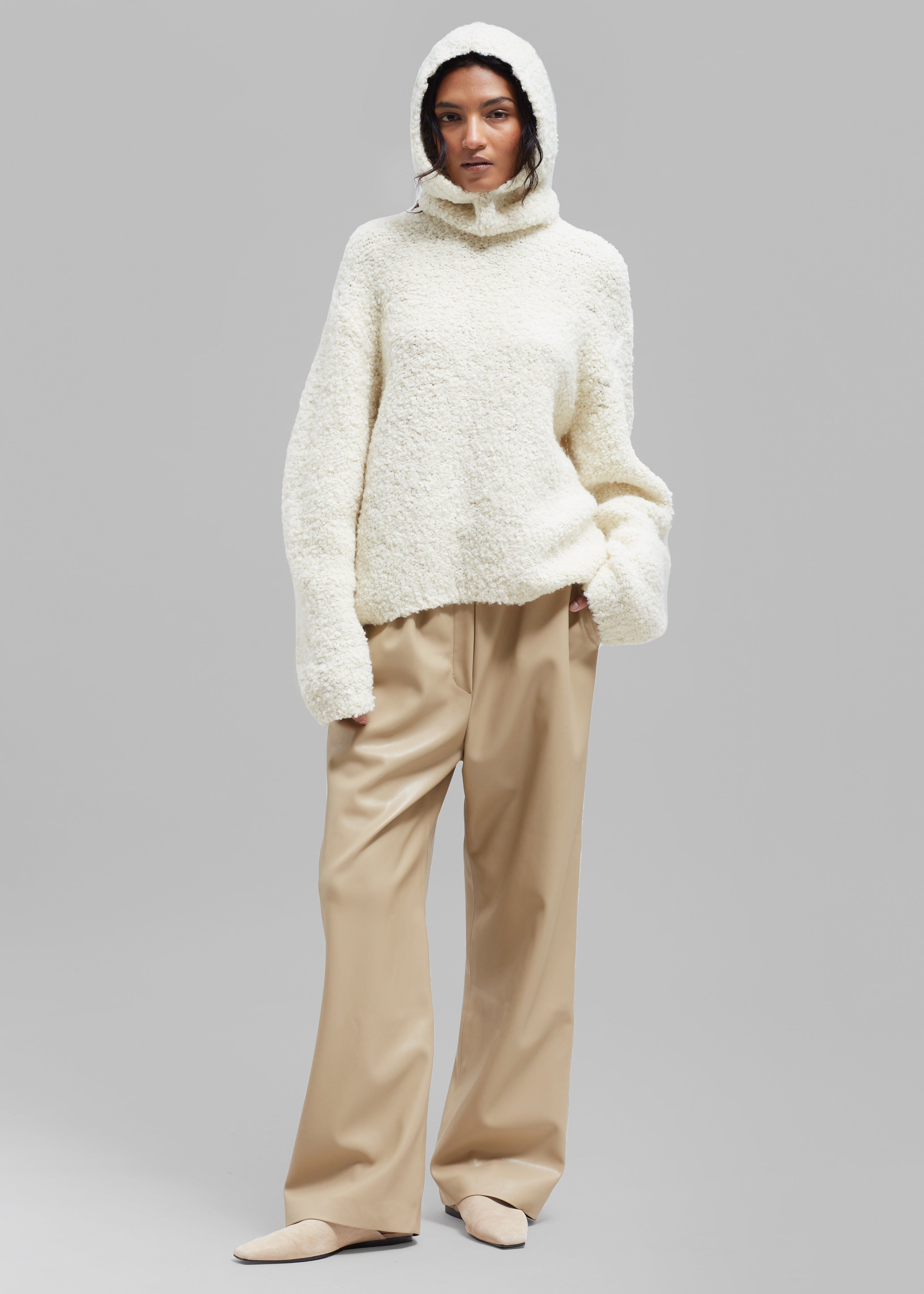 Vilo Boucle Sweater - Cream sold by Frankie Shop product image thumbnail 2