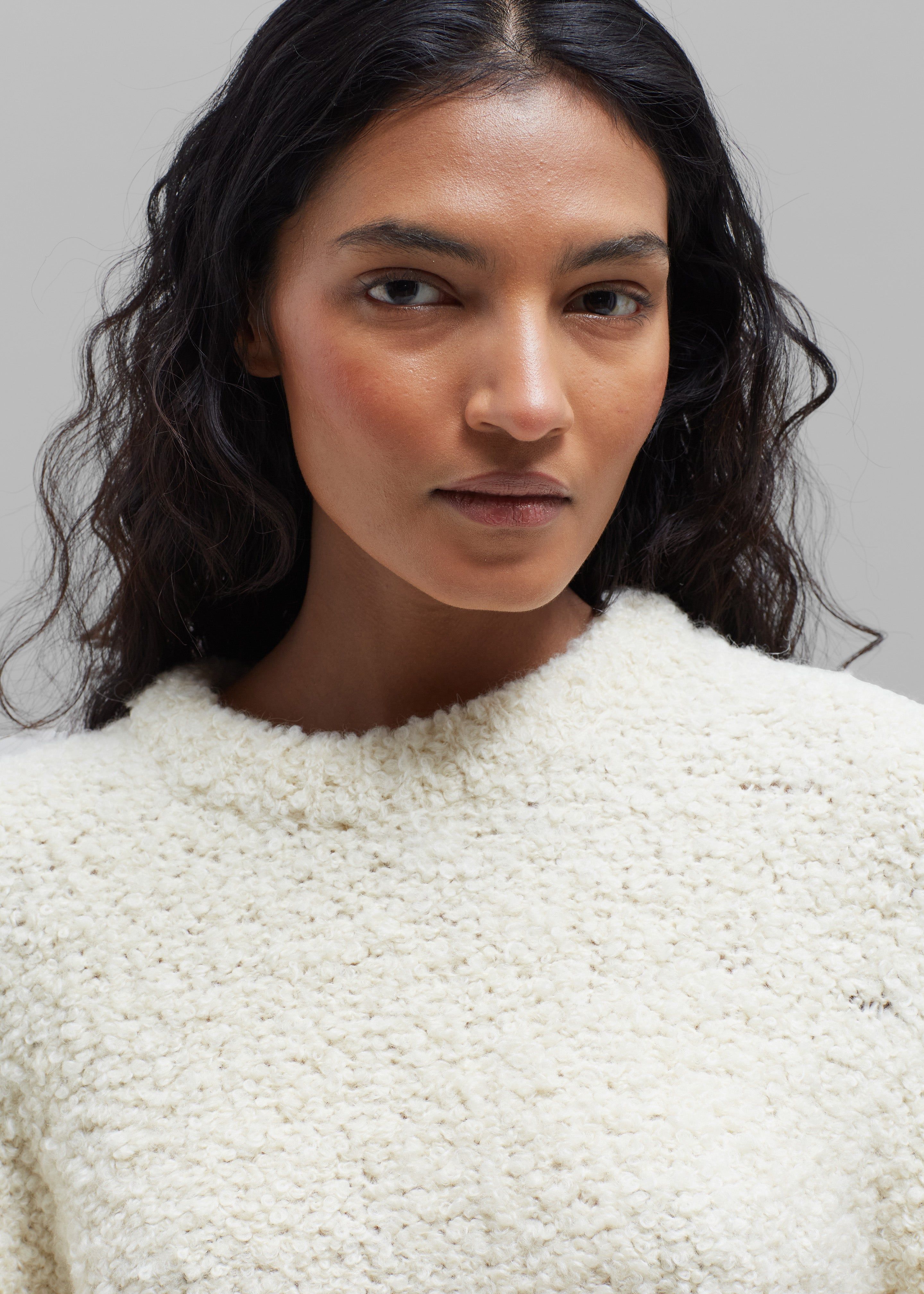 Vilo Boucle Sweater - Cream sold by Frankie Shop product image thumbnail 4