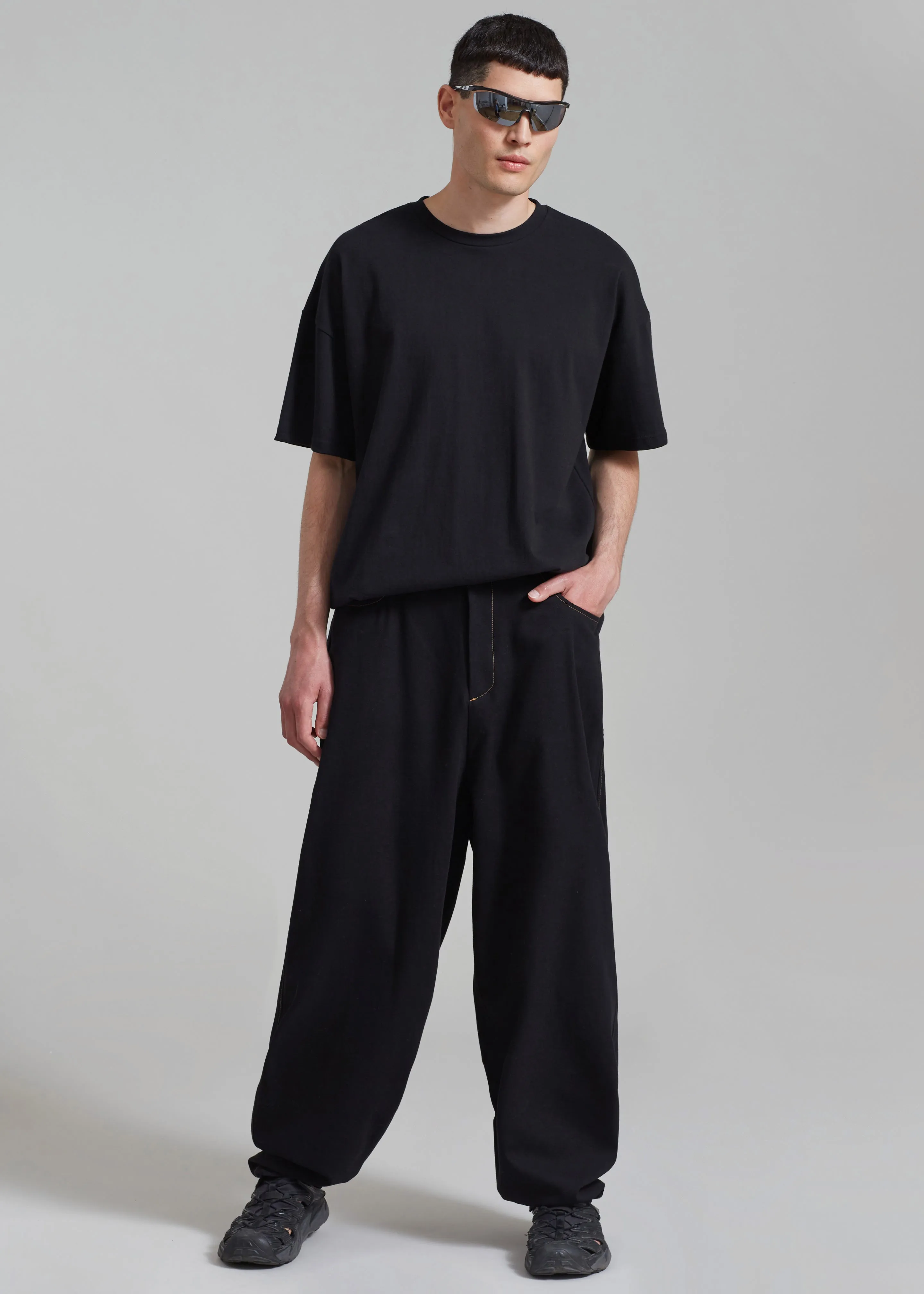 Joshua Baggy Pants - Black sold by Frankie Shop