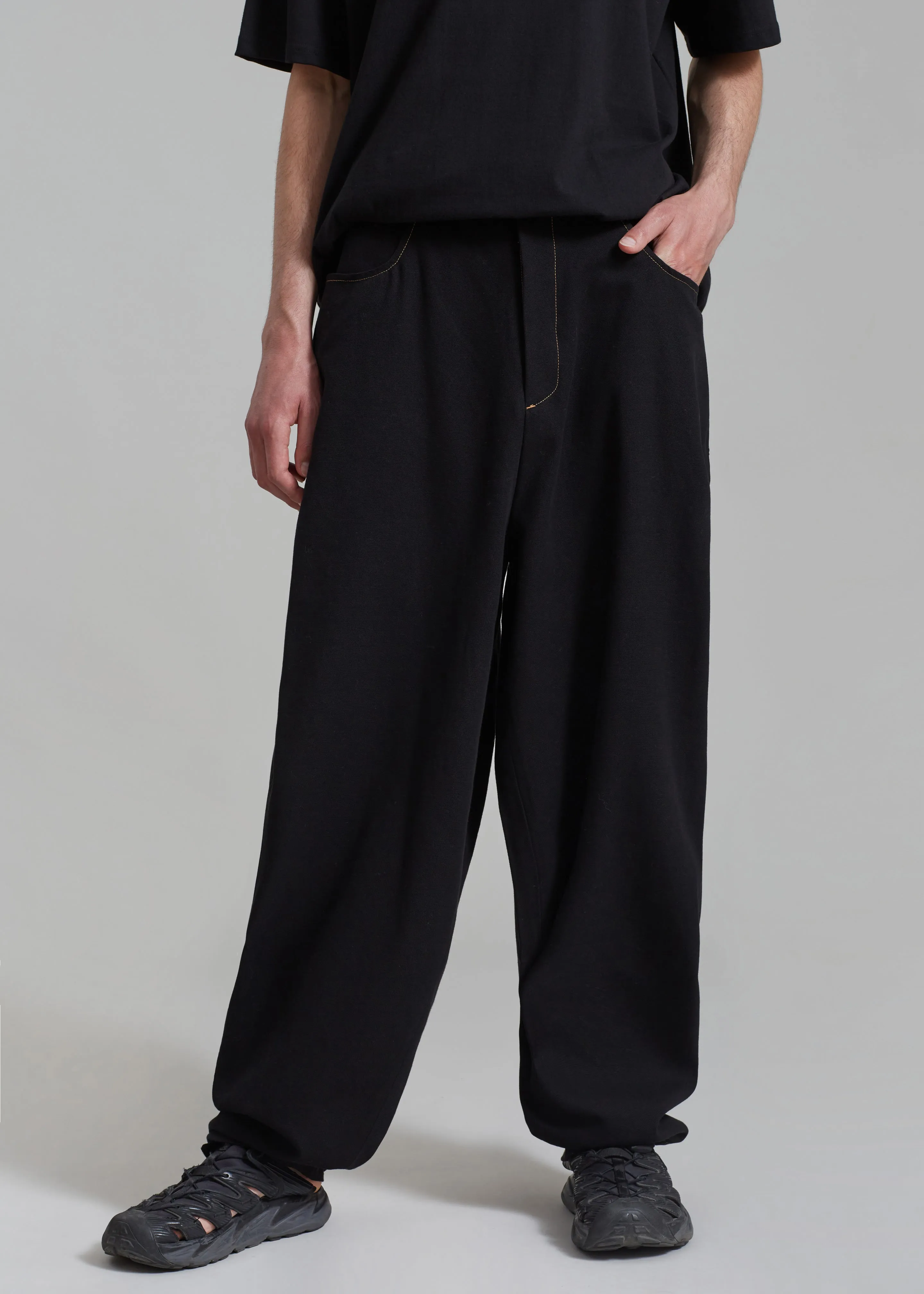 Joshua Baggy Pants - Black sold by Frankie Shop product image thumbnail 2