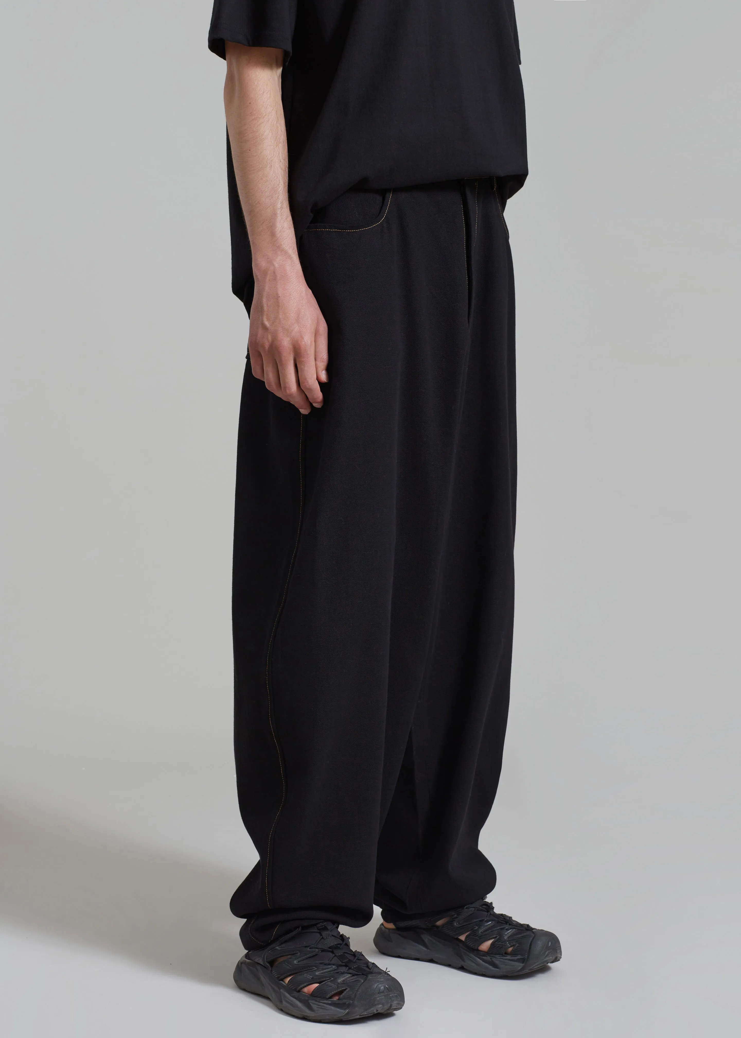 Joshua Baggy Pants - Black sold by Frankie Shop product image thumbnail 4