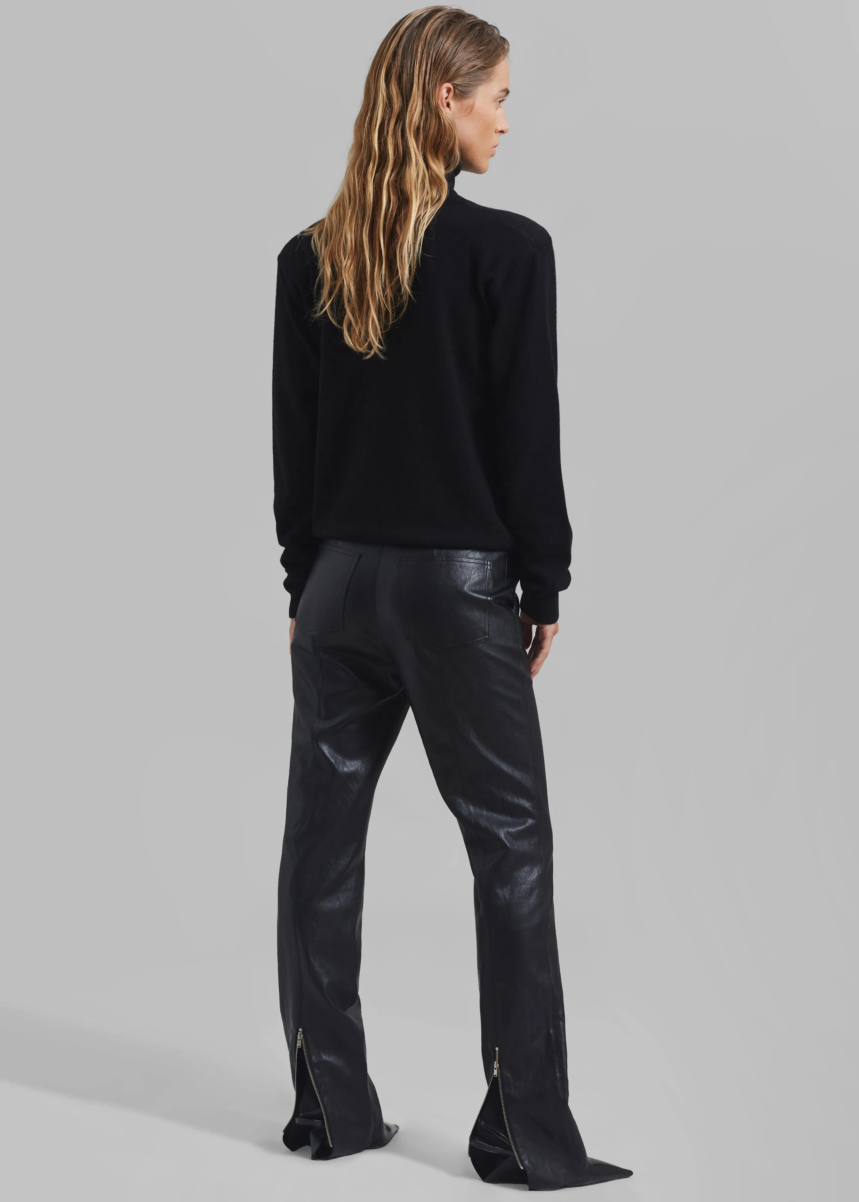 Ines Thin Padded Turtleneck - Black sold by Frankie Shop product image thumbnail 5