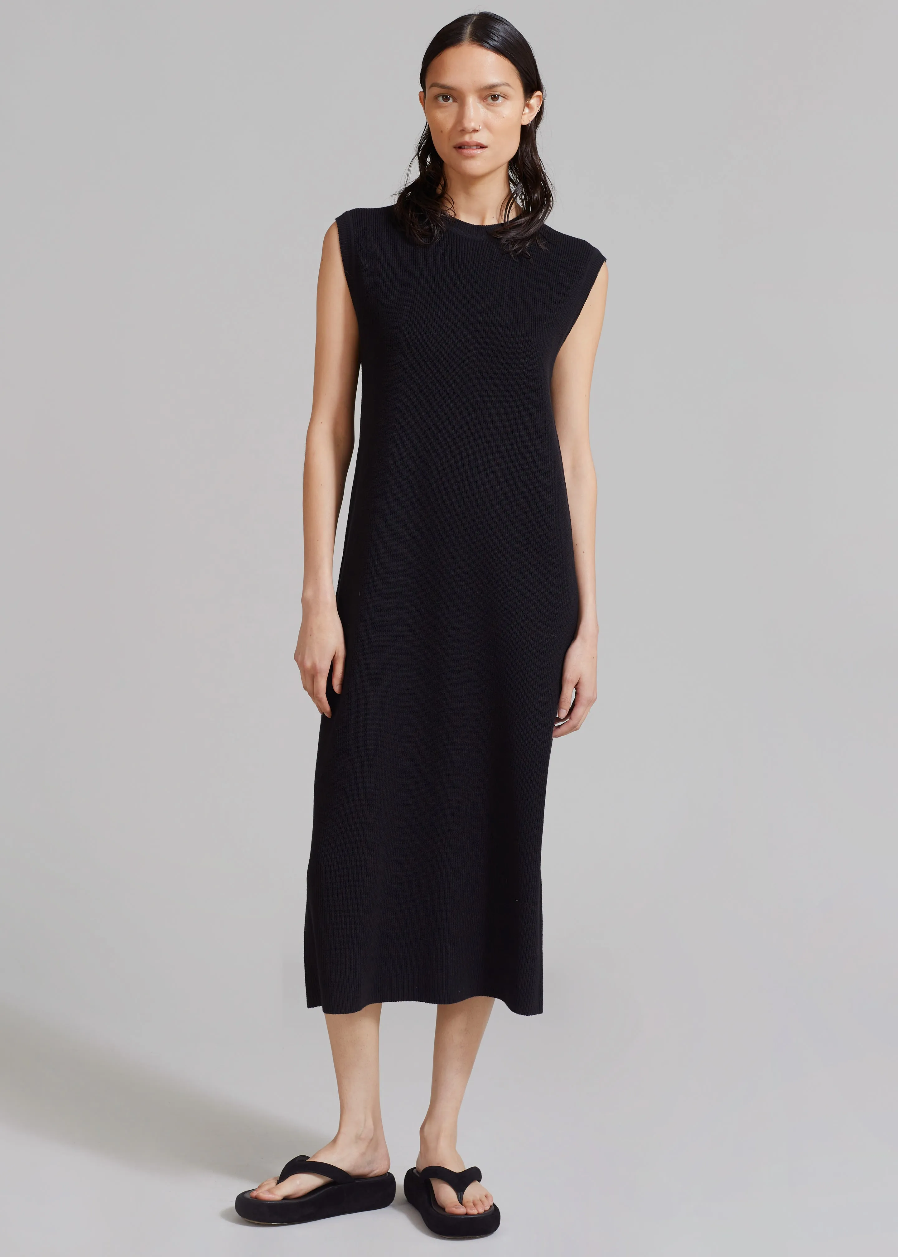 Ilio Smeraldo Geraldine 01 Thong Mule - Black sold by Frankie Shop product image thumbnail 5