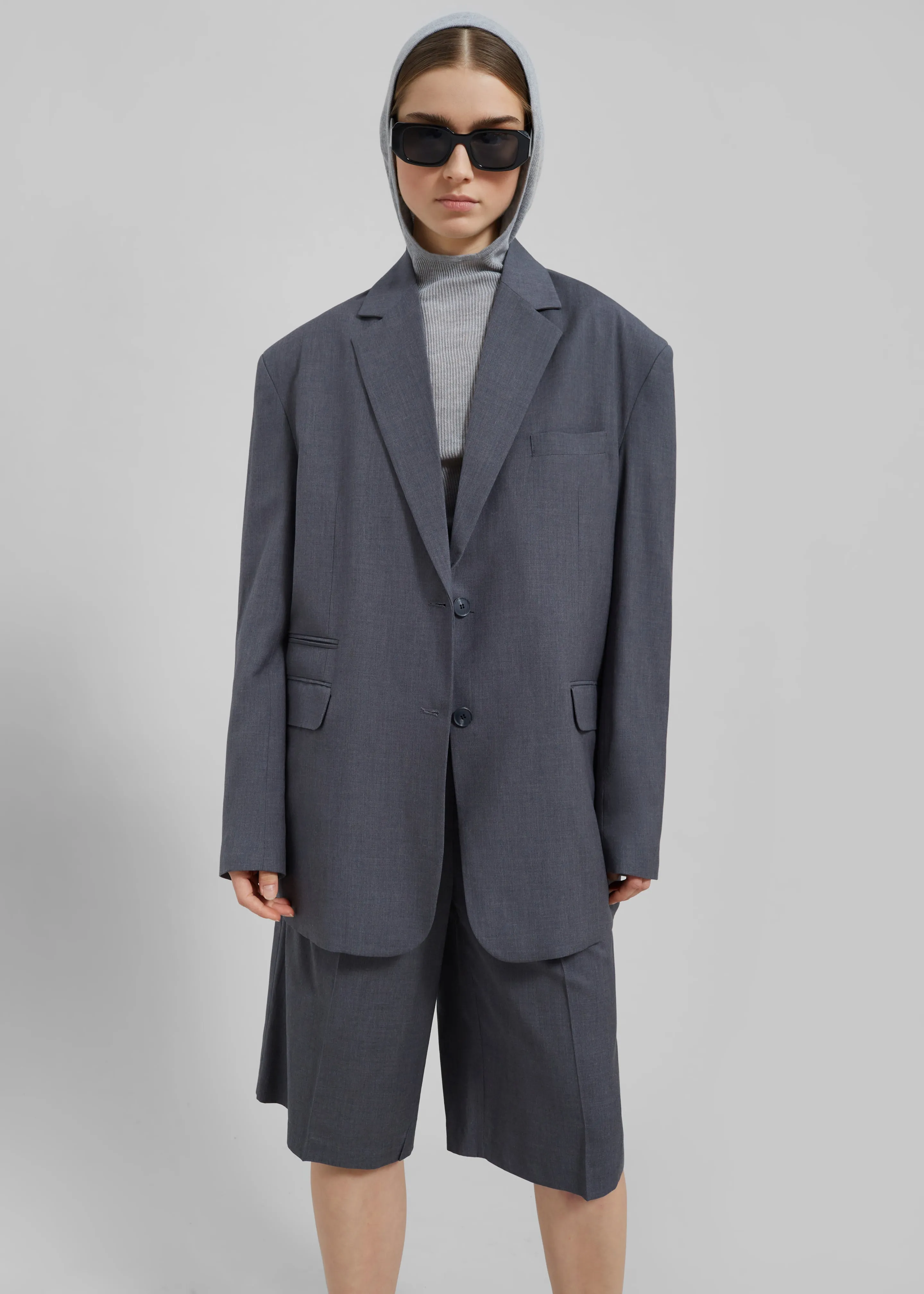 Wilma Blazer - Grey sold by Frankie Shop product image thumbnail 3