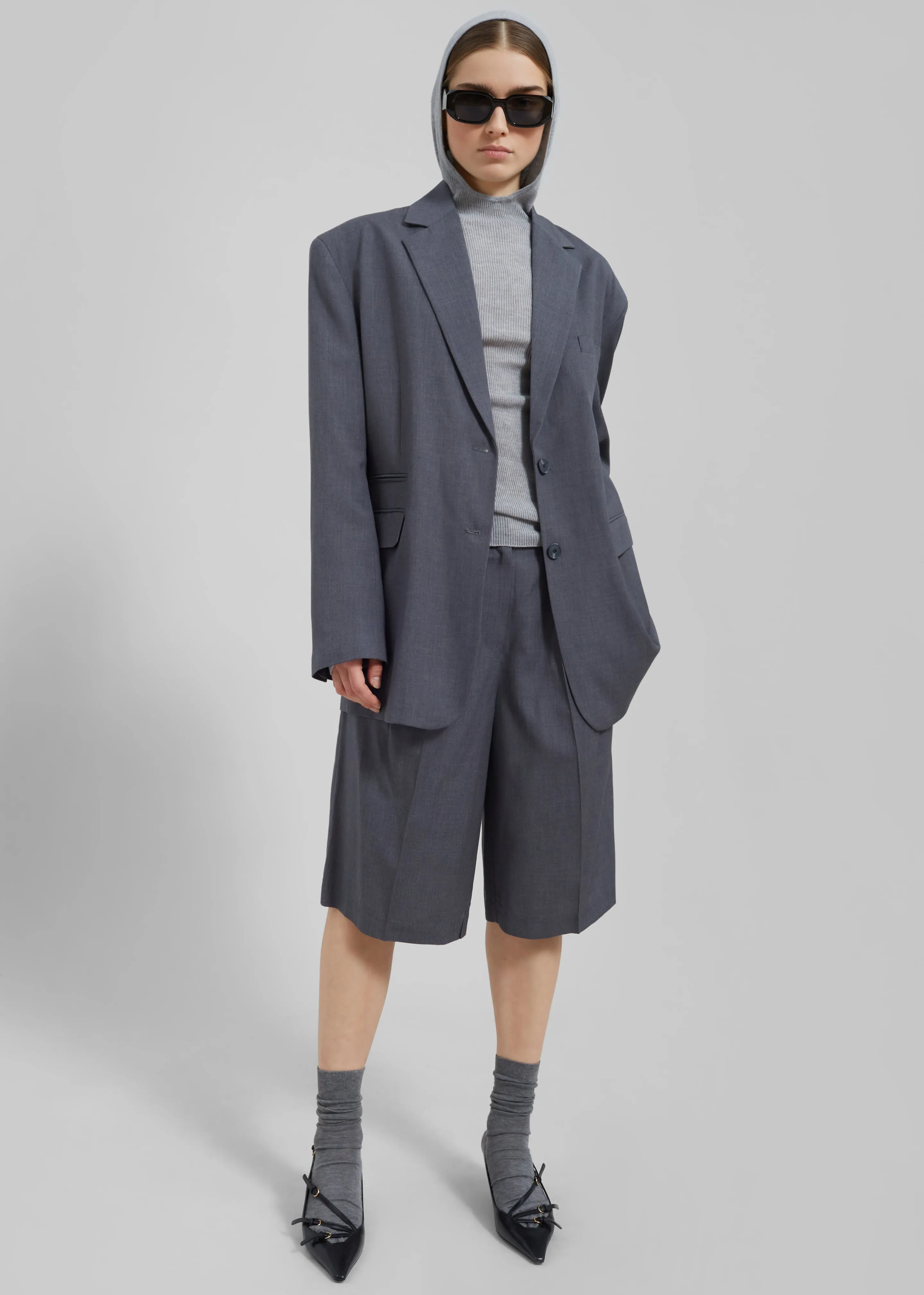 Wilma Blazer - Grey sold by Frankie Shop product image thumbnail 2