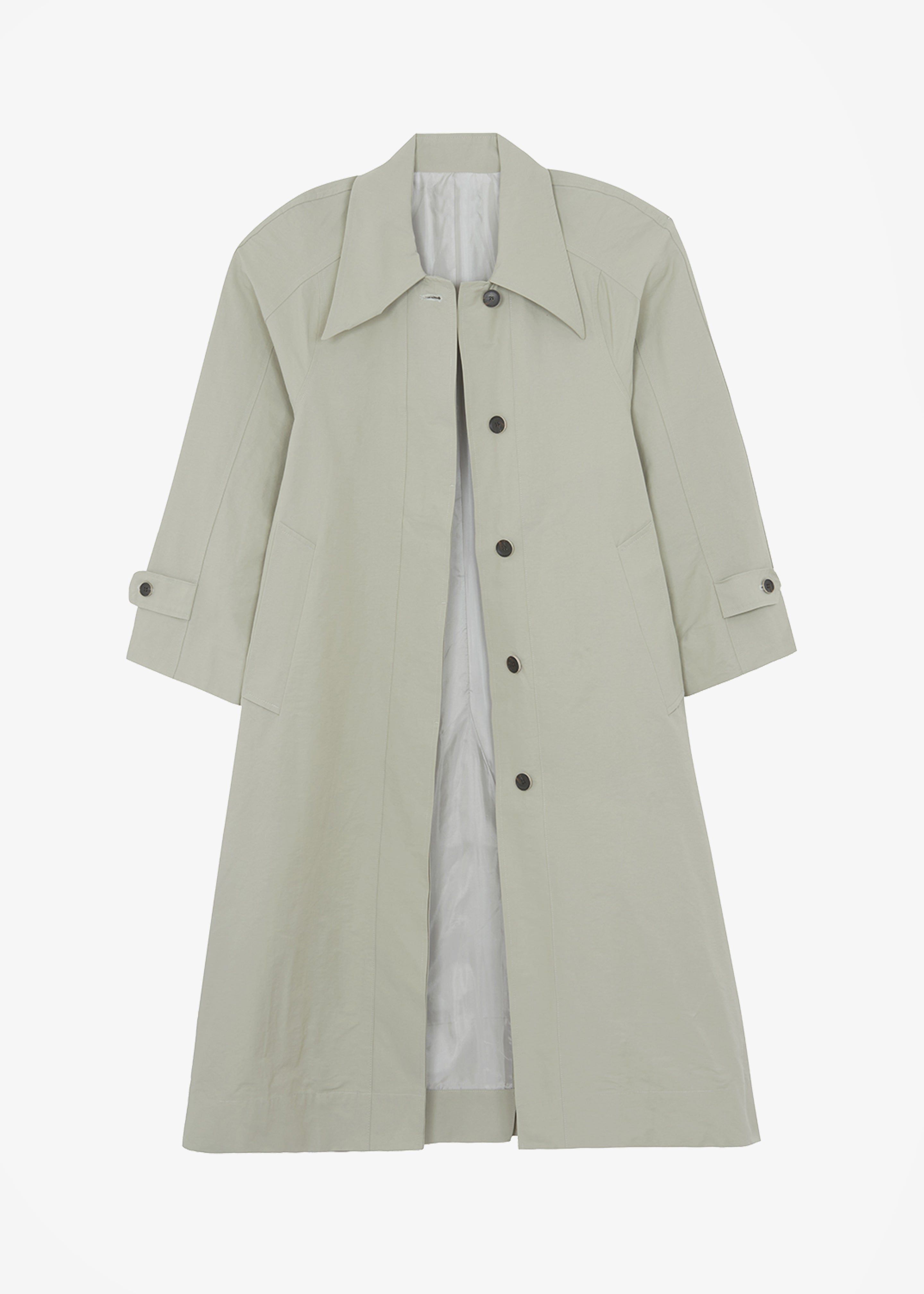 Tal Trench Coat - Pale Khaki sold by Frankie Shop product image thumbnail 7