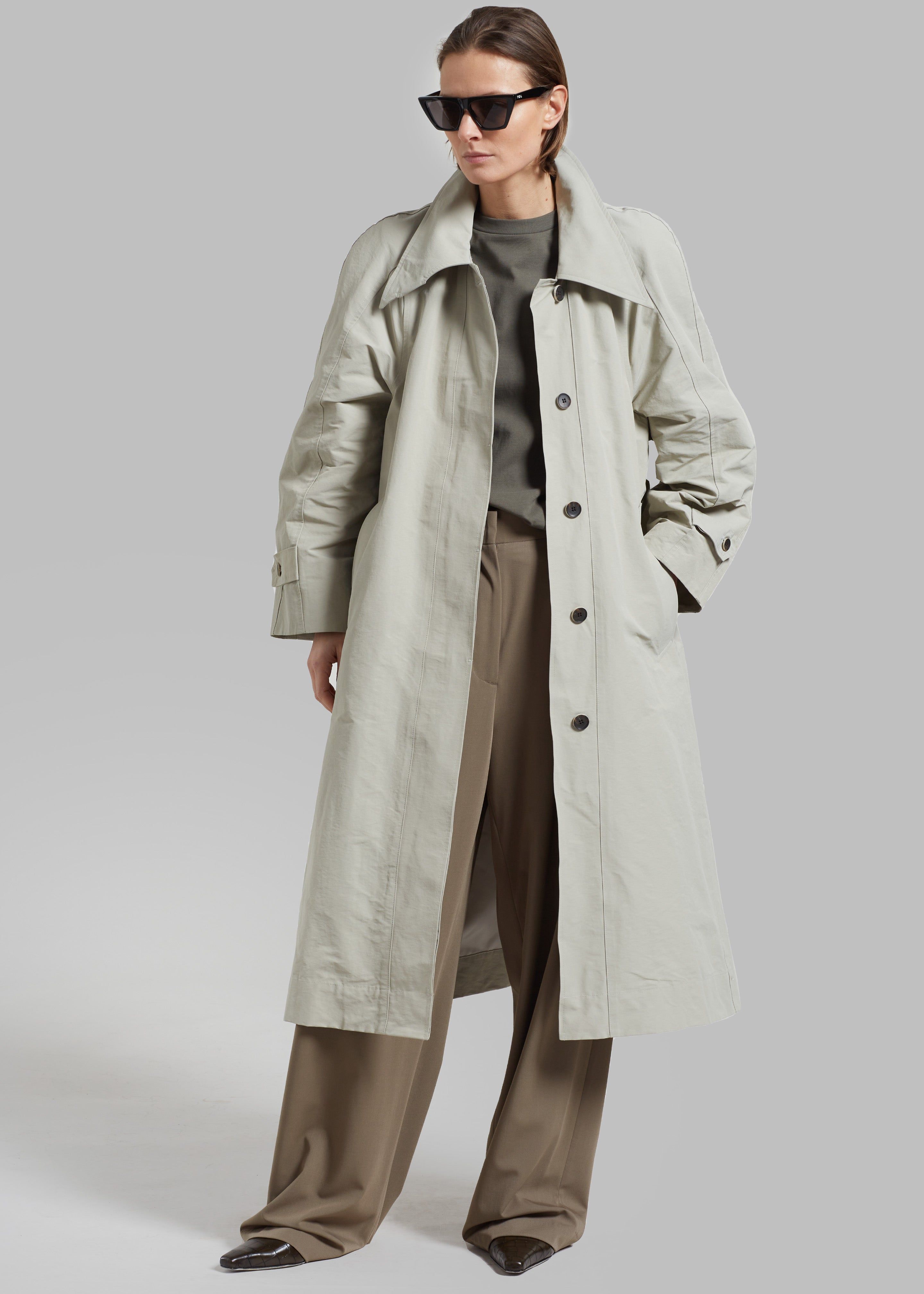 Tal Trench Coat - Pale Khaki sold by Frankie Shop product image thumbnail 4