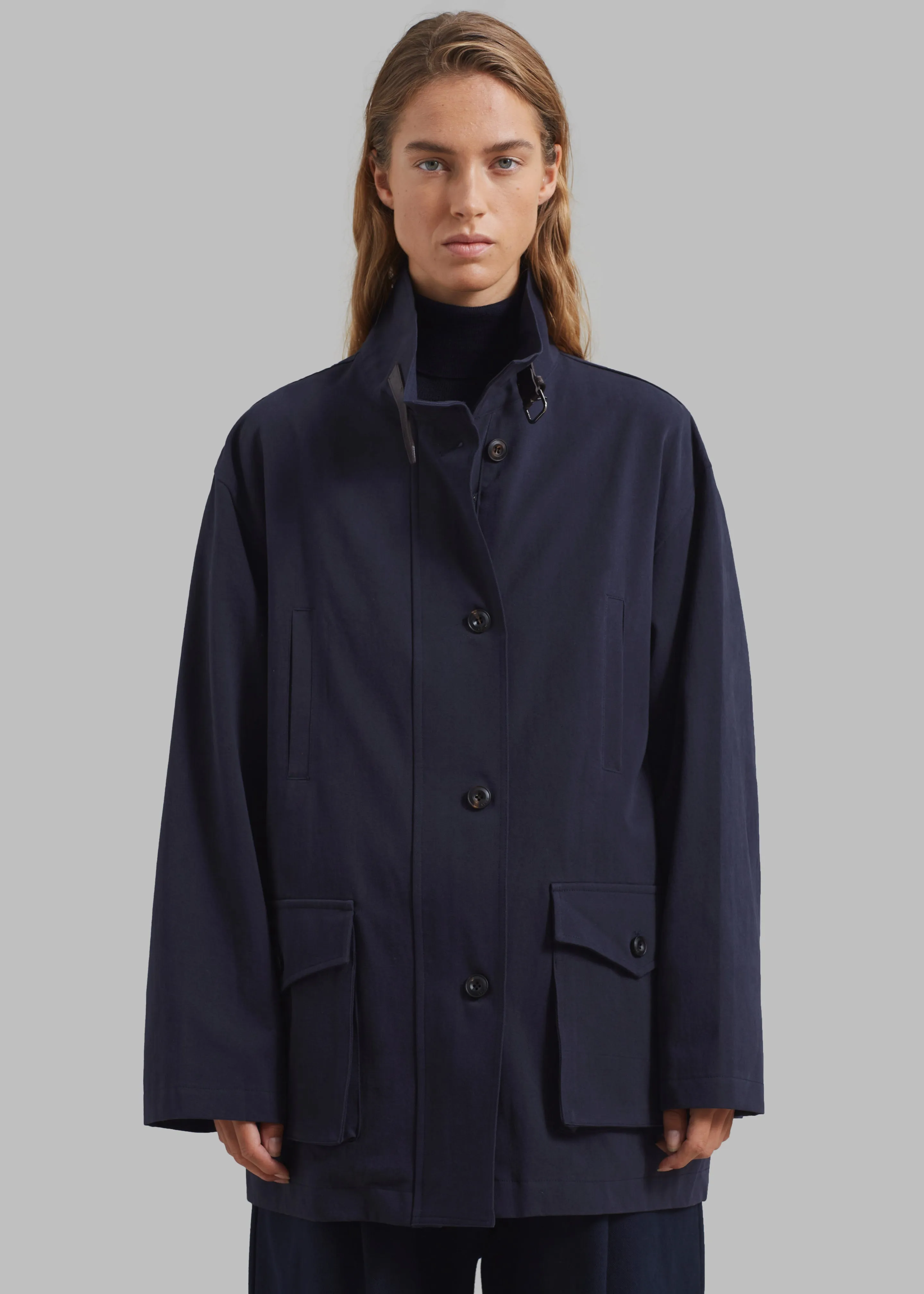 James Cotton Jacket - Navy sold by Frankie Shop product image thumbnail 4