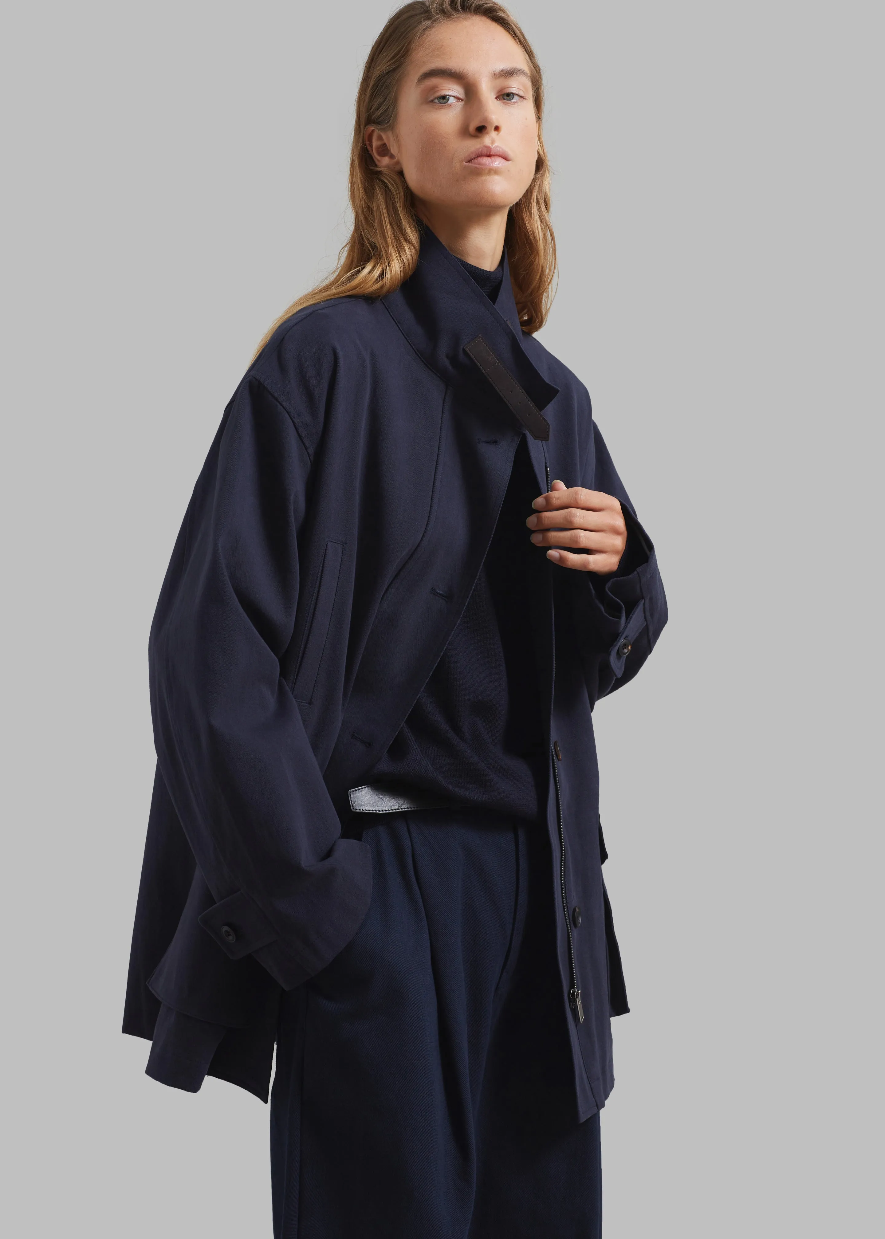 James Cotton Jacket - Navy sold by Frankie Shop product image thumbnail 3