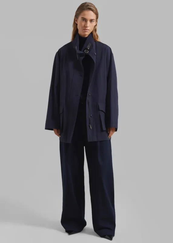 James Cotton Jacket - Navy sold by Frankie Shop