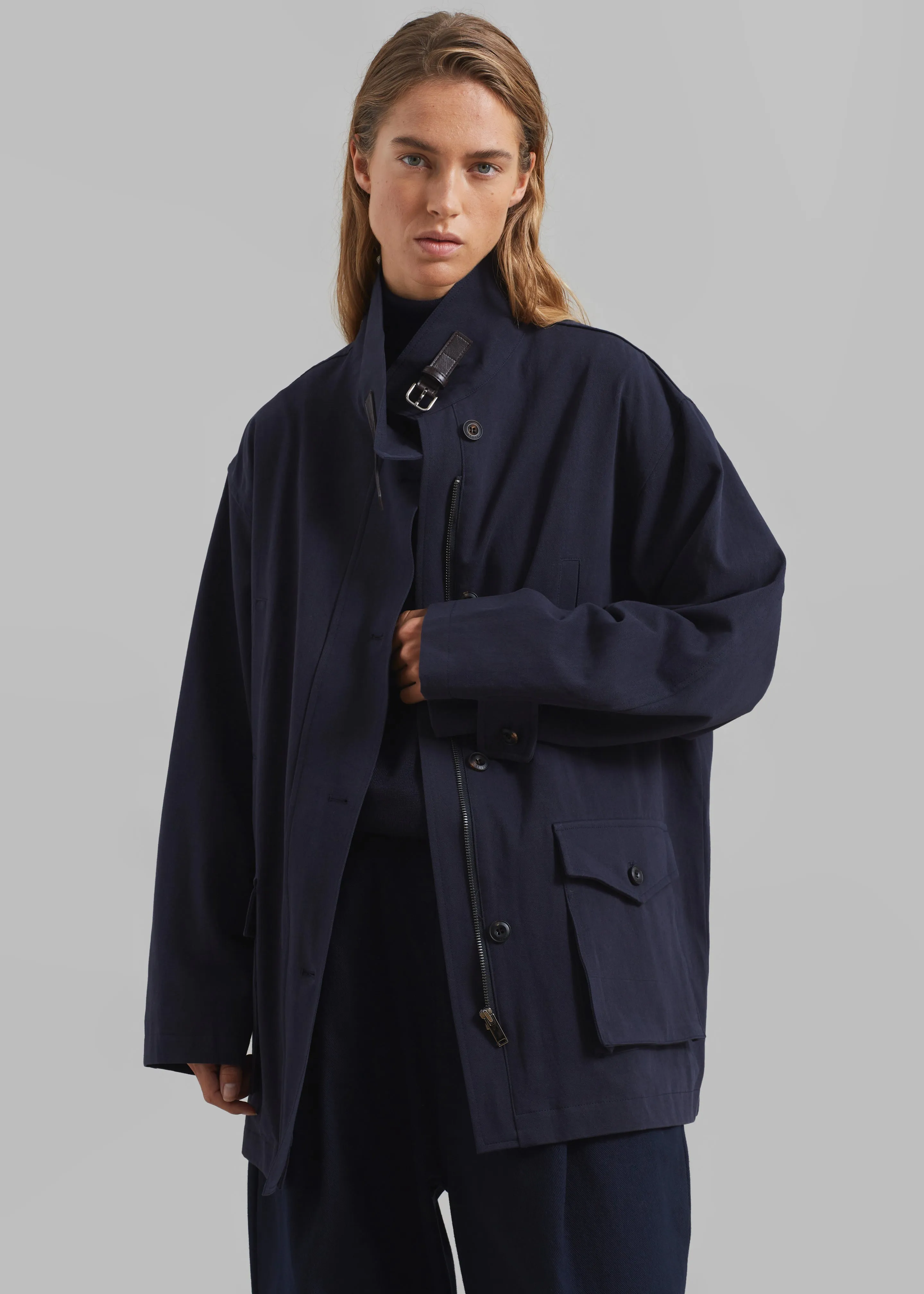 James Cotton Jacket - Navy sold by Frankie Shop product image thumbnail 2