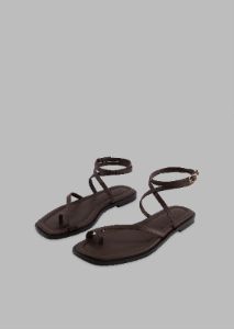 A.Emery Piper Sandal - Walnut sold by Frankie Shop