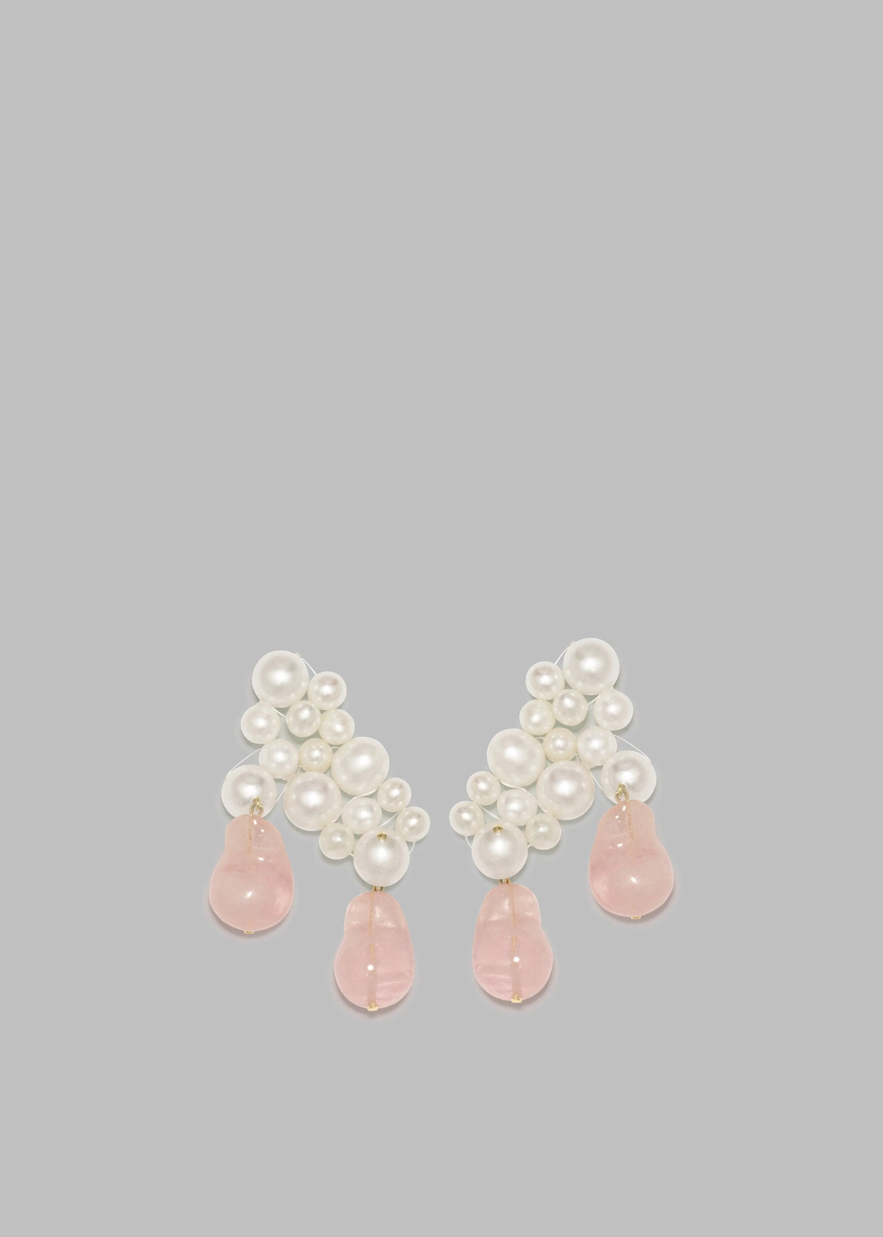 Completedworks What's The Second Big Idea Earrings - Rose Quartz sold by Frankie Shop product image thumbnail 2