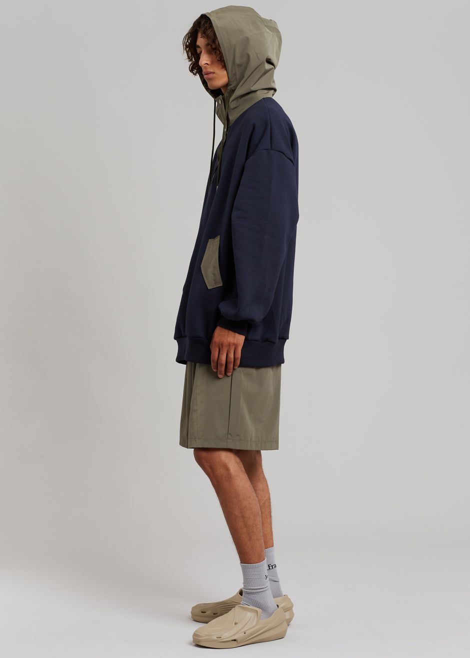Arch Hoodie - Navy/Olive sold by Frankie Shop product image thumbnail 3