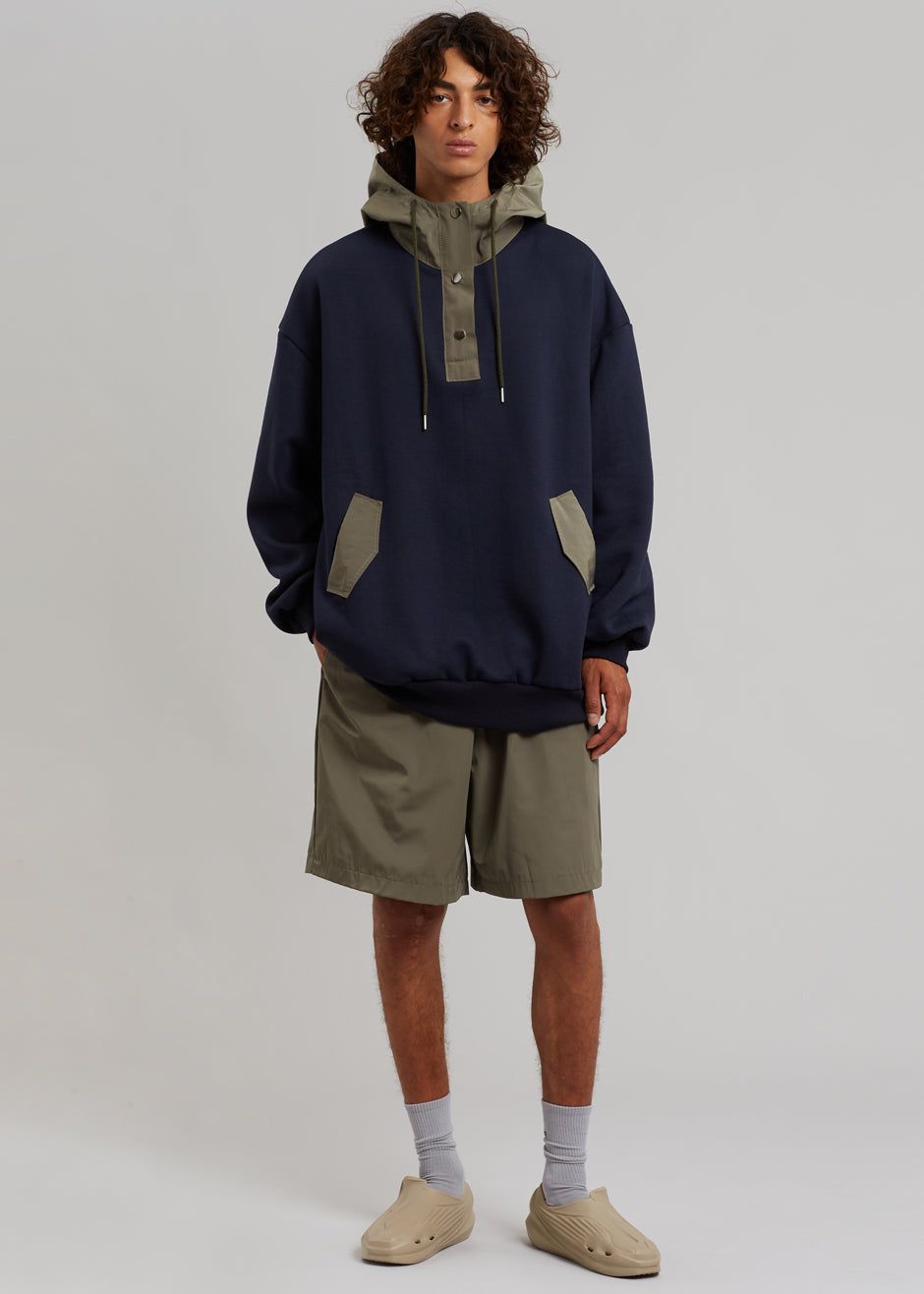 Arch Hoodie - Navy/Olive sold by Frankie Shop product image thumbnail 4