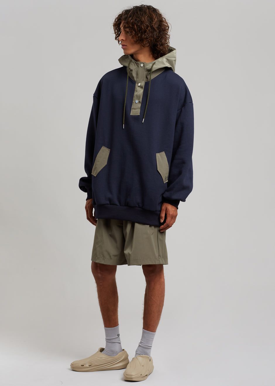 Arch Hoodie - Navy/Olive sold by Frankie Shop product image thumbnail 6