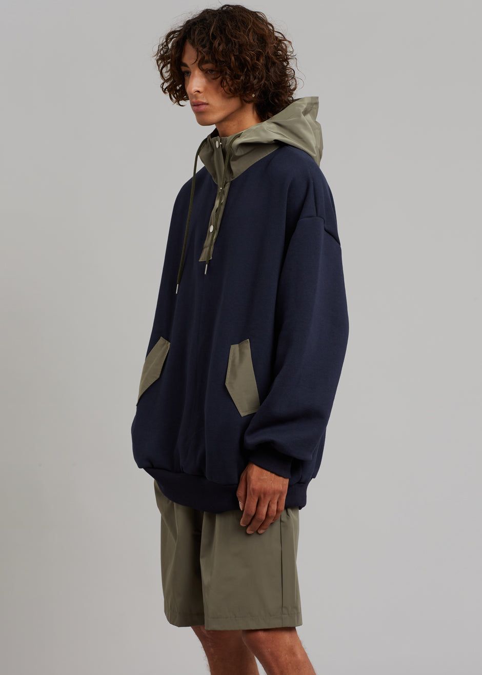 Arch Hoodie - Navy/Olive sold by Frankie Shop product image thumbnail 8