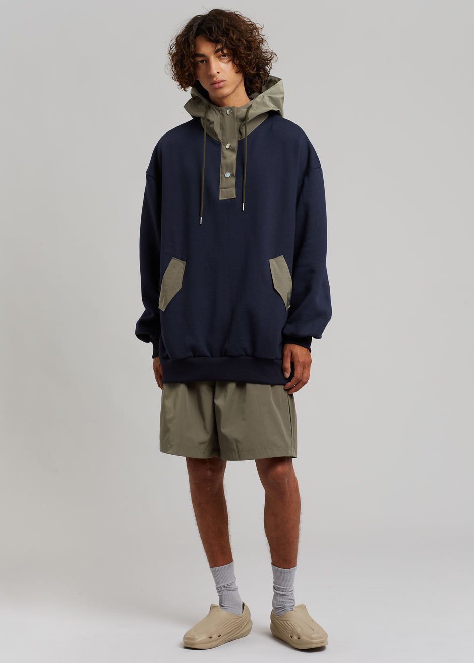 Arch Hoodie - Navy/Olive sold by Frankie Shop product image thumbnail 7