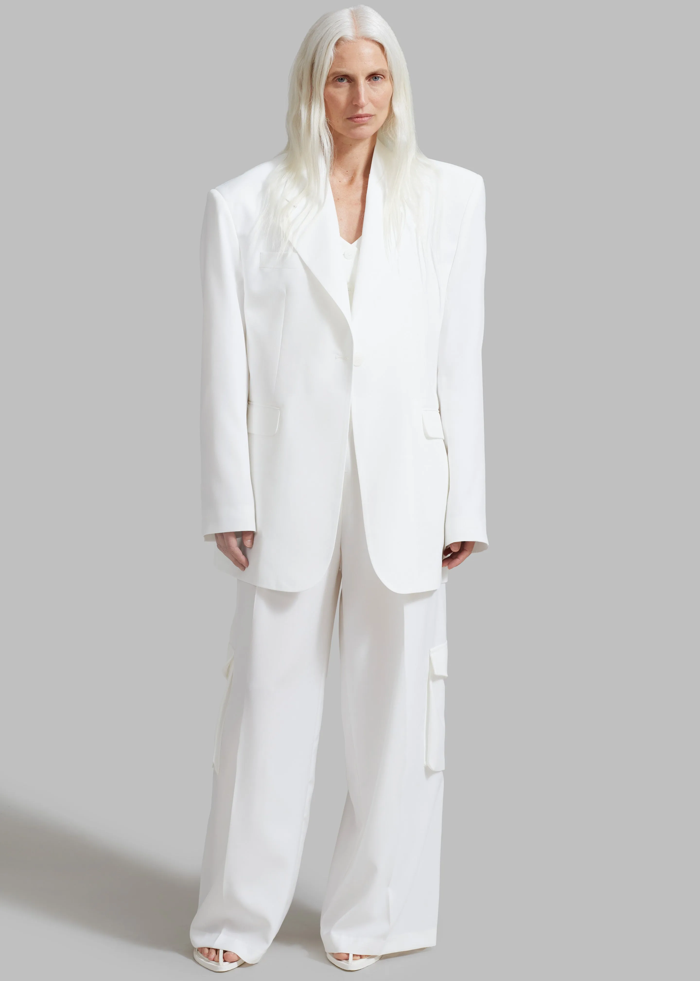 Gladys Blazer - White sold by Frankie Shop product image thumbnail 2