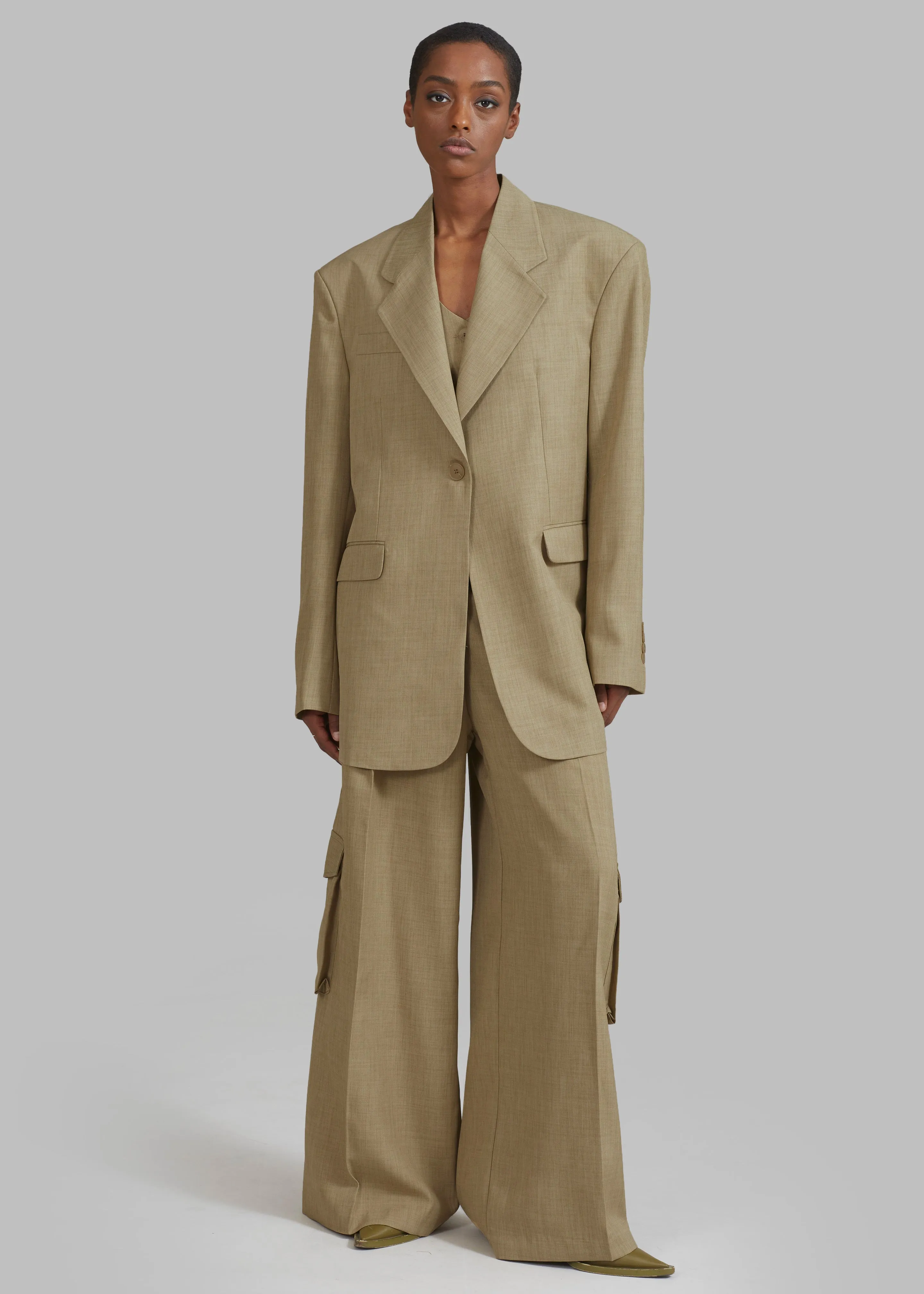 Gladys Blazer - Khaki sold by Frankie Shop