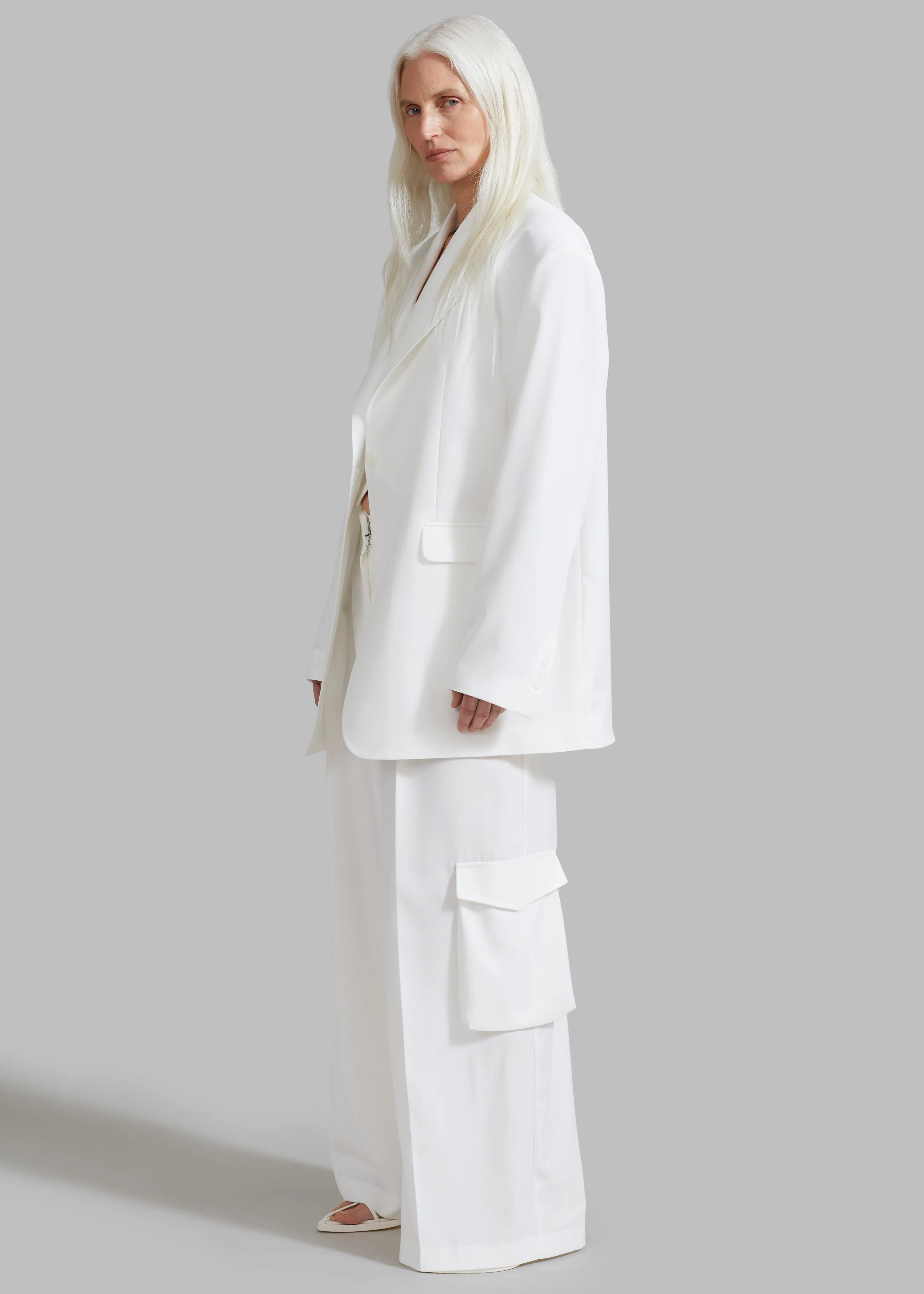Gladys Blazer - White sold by Frankie Shop product image thumbnail 4