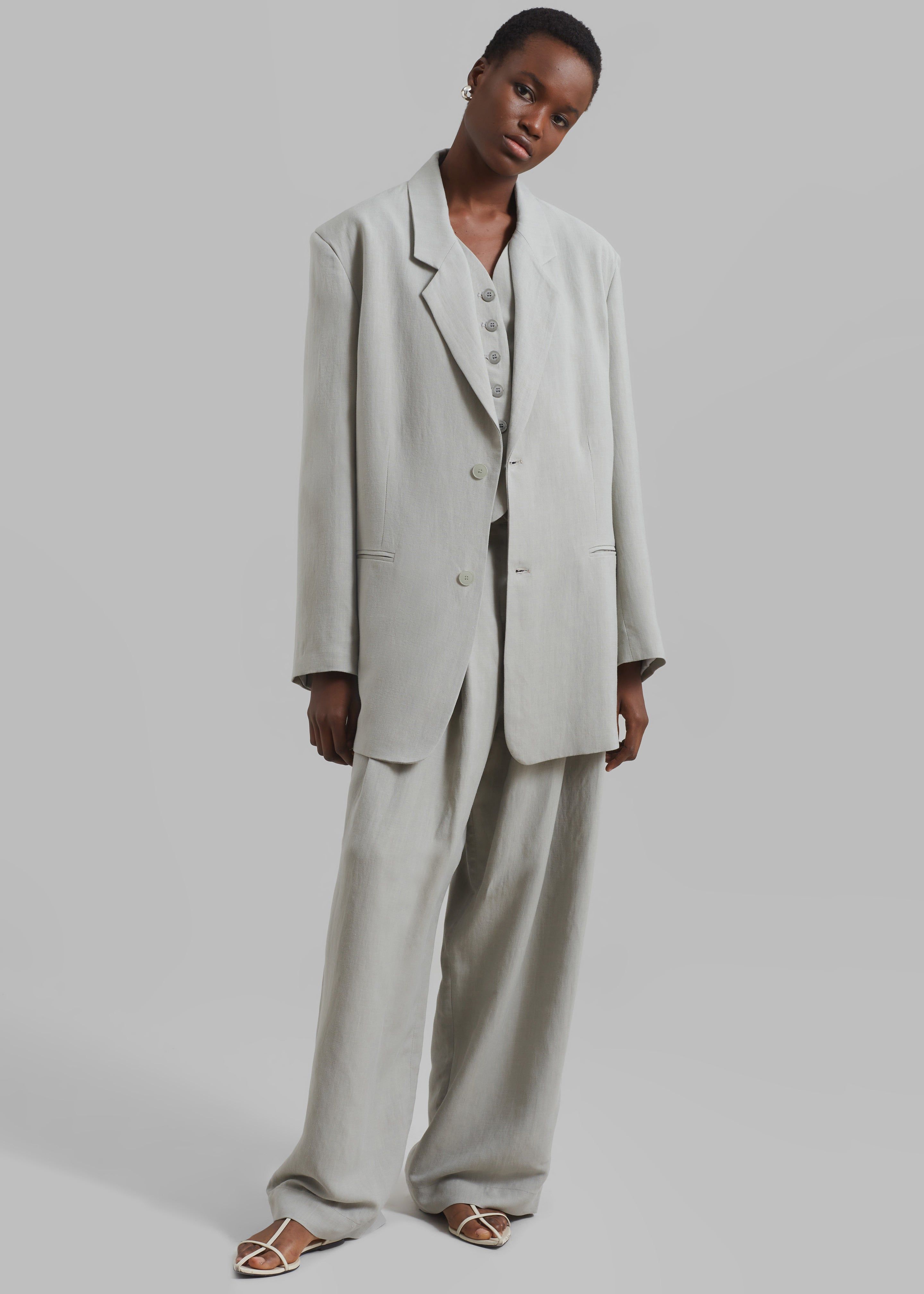 Aiden Blazer - Sage sold by Frankie Shop