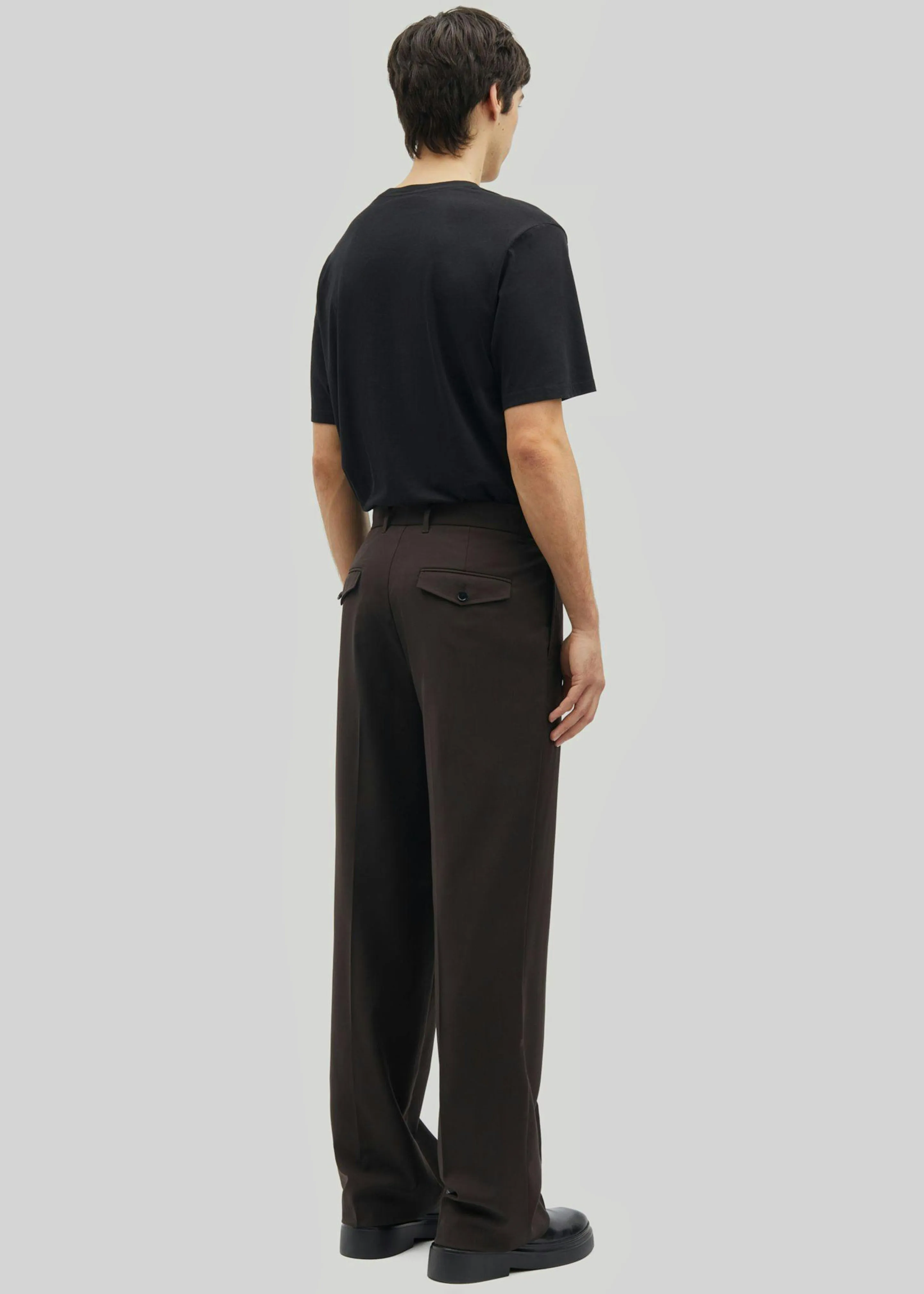 Samsøe Samsøe Christoph Trousers - Chocolate Torte sold by Frankie Shop product image thumbnail 5