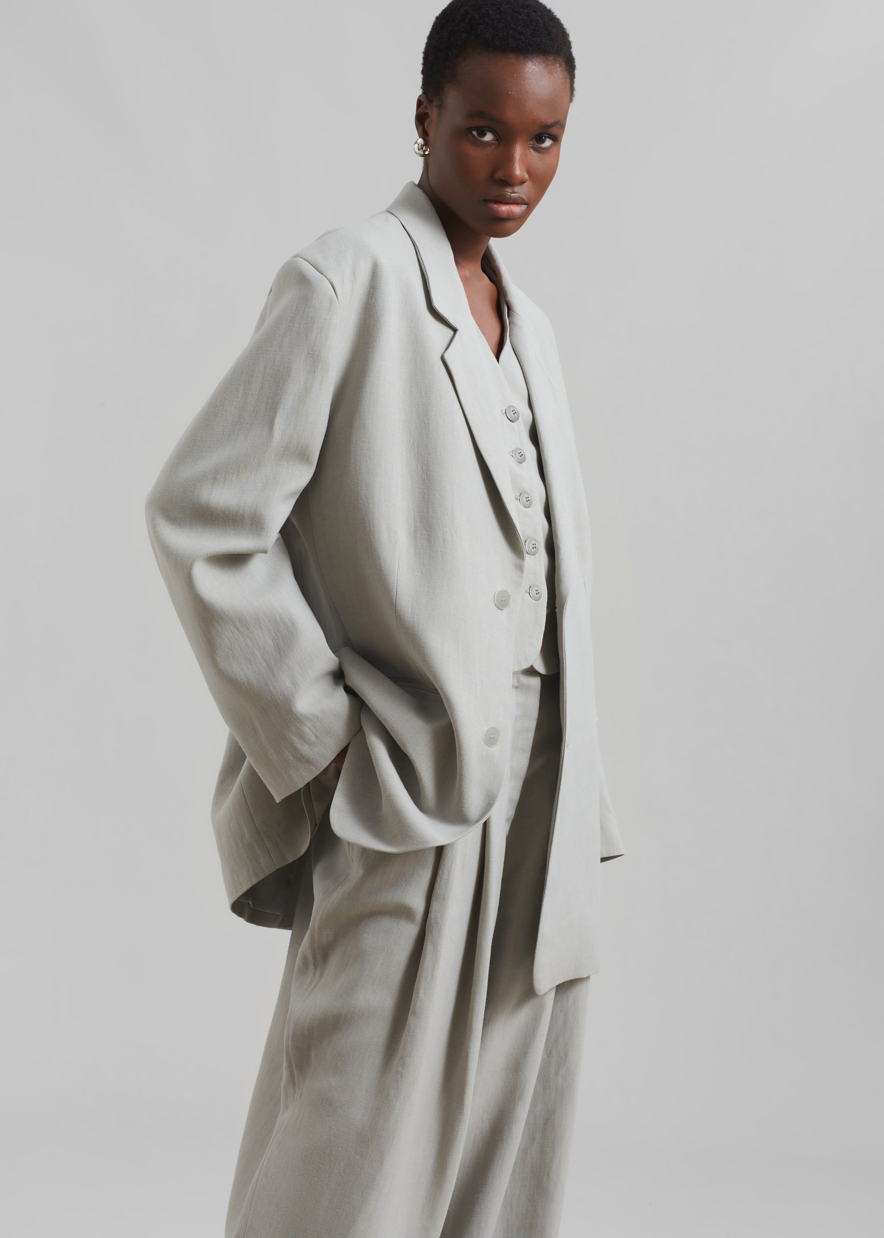 Aiden Blazer - Sage sold by Frankie Shop product image thumbnail 2