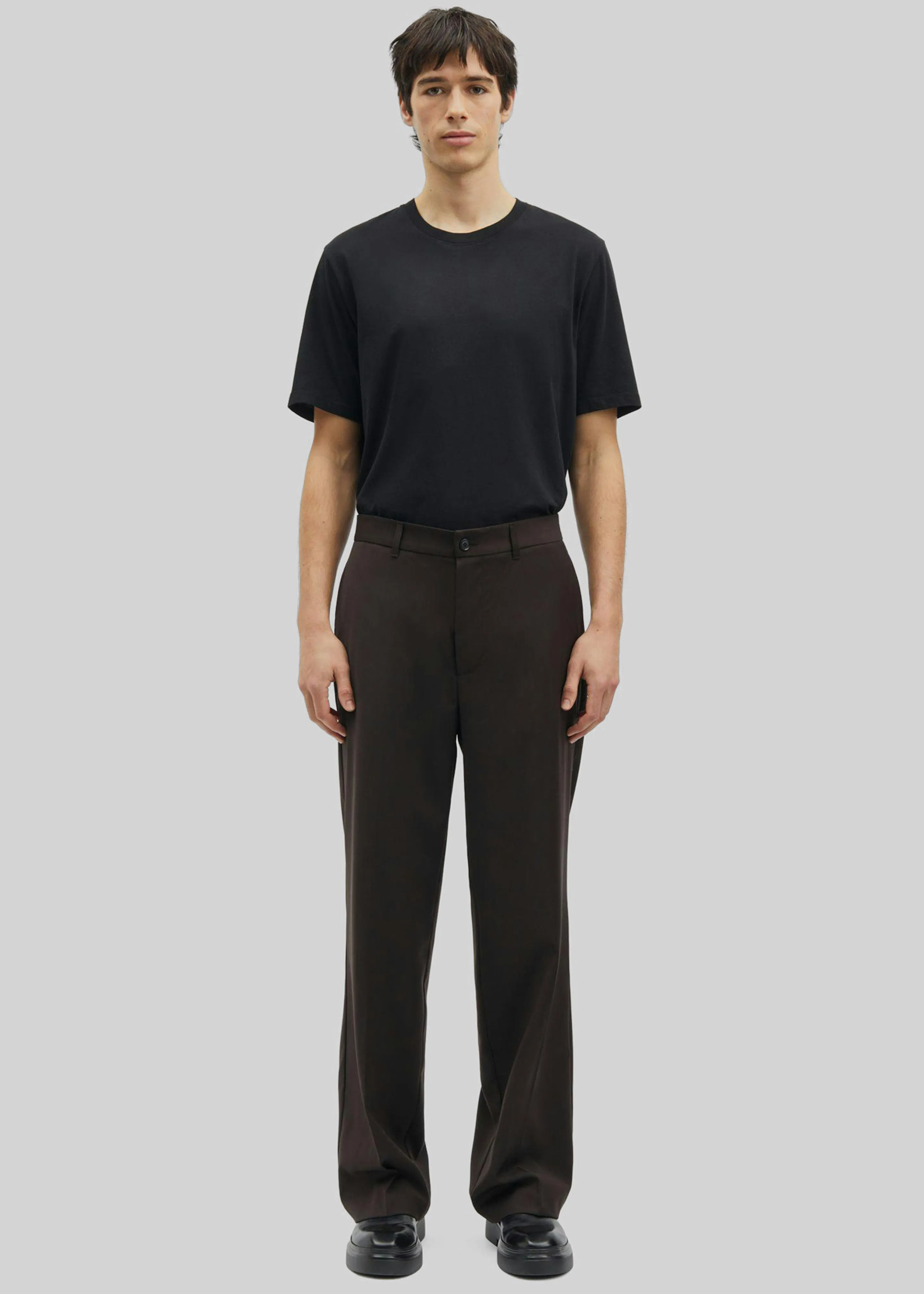 Samsøe Samsøe Christoph Trousers - Chocolate Torte sold by Frankie Shop
