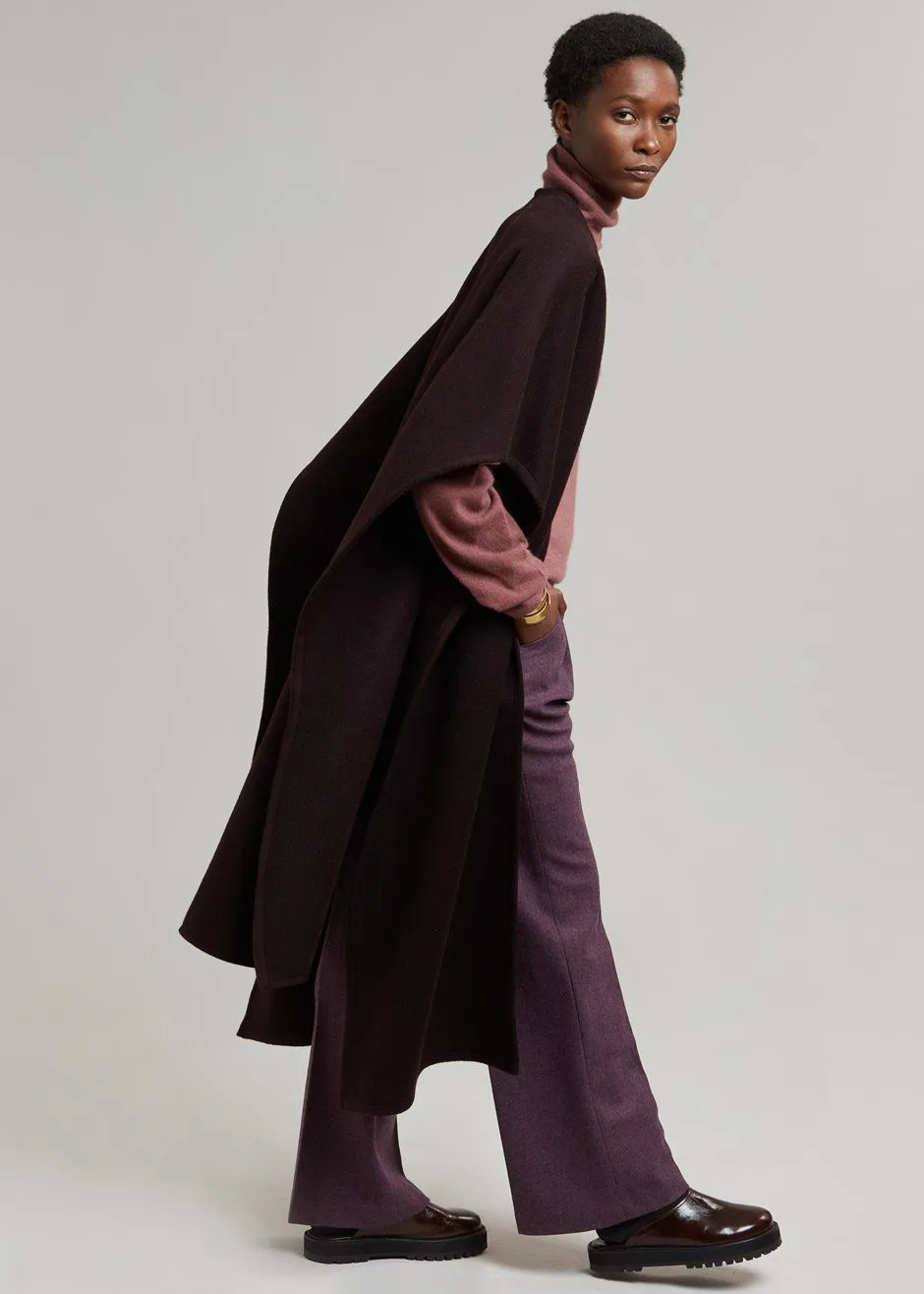 Verina Cape - Aubergine sold by Frankie Shop product image thumbnail 3