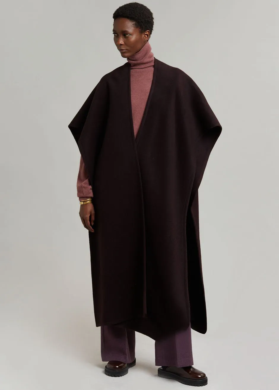 Verina Cape - Aubergine sold by Frankie Shop product image thumbnail 5