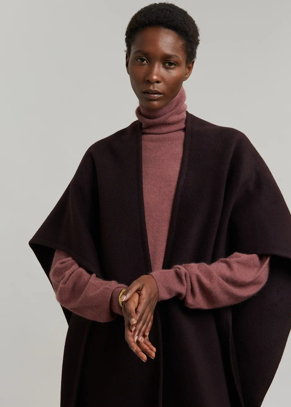 Verina Cape - Aubergine sold by Frankie Shop product image thumbnail 4