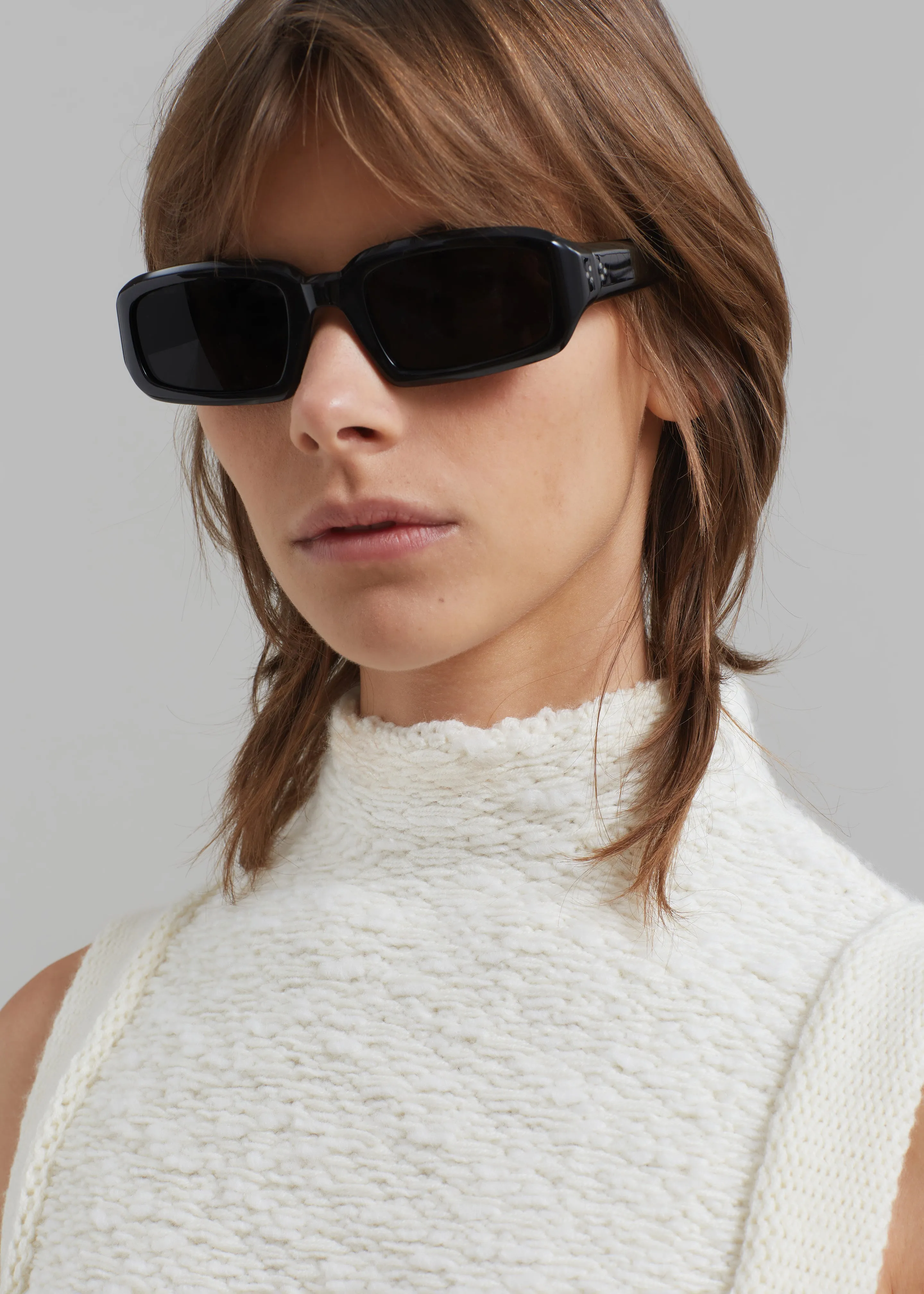 3.1 Phillip Lim Sleeveless Wool Jacquard Top - Ivory sold by Frankie Shop product image thumbnail 3