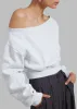Gine Cropped Sweatshirt - Grey Melange sold by Frankie Shop