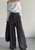 Gine Cropped Sweatshirt - Grey Melange sold by Frankie Shop