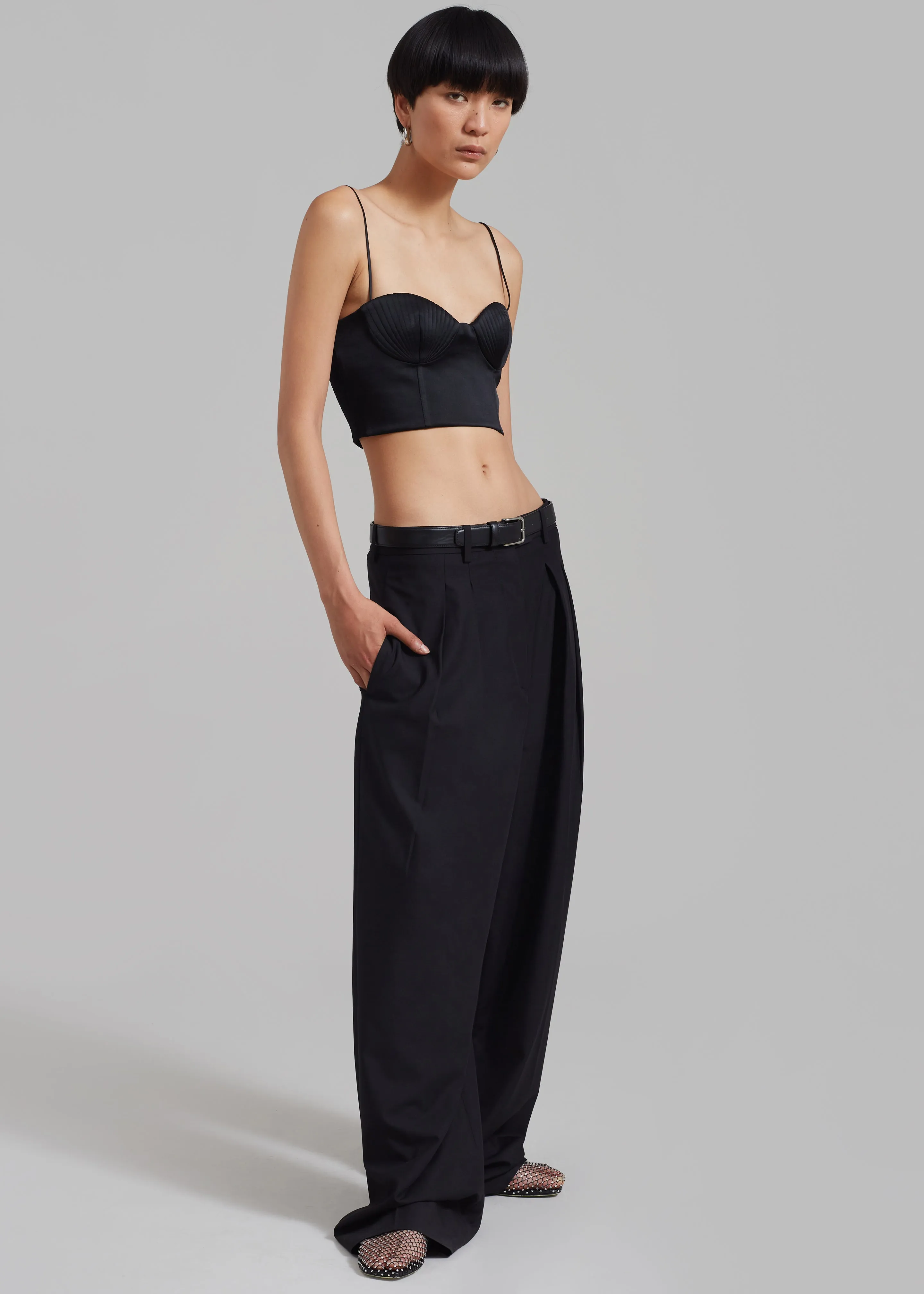 Bevza Seashell Top - Black sold by Frankie Shop product image thumbnail 2